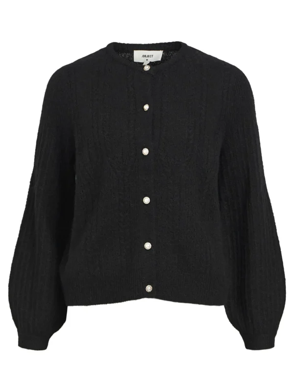 Dame OBJECT ALPAKA-ULDBLANDING CARDIGAN