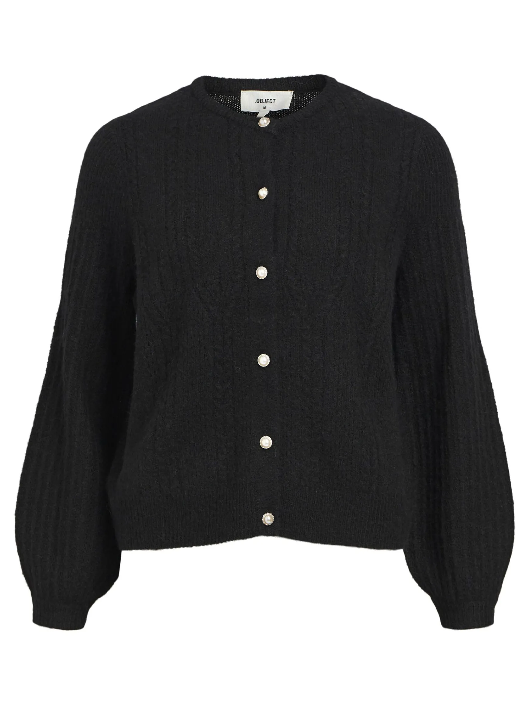 Dame OBJECT ALPAKA-ULDBLANDING CARDIGAN