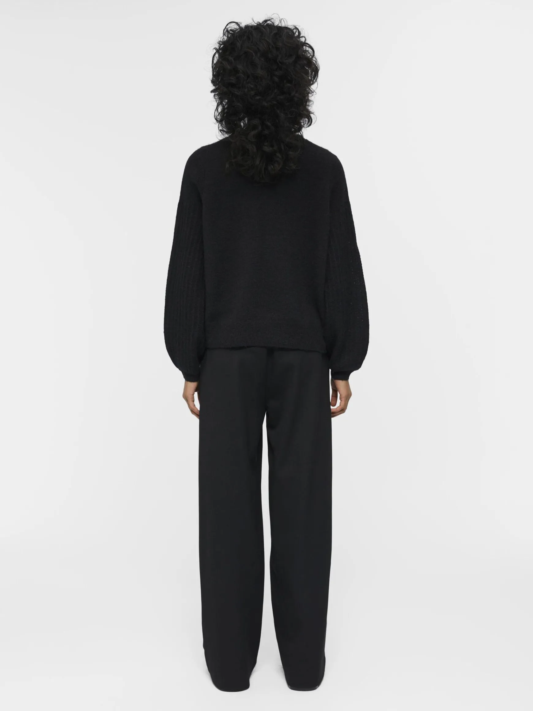 Dame OBJECT ALPAKA-ULDBLANDING CARDIGAN