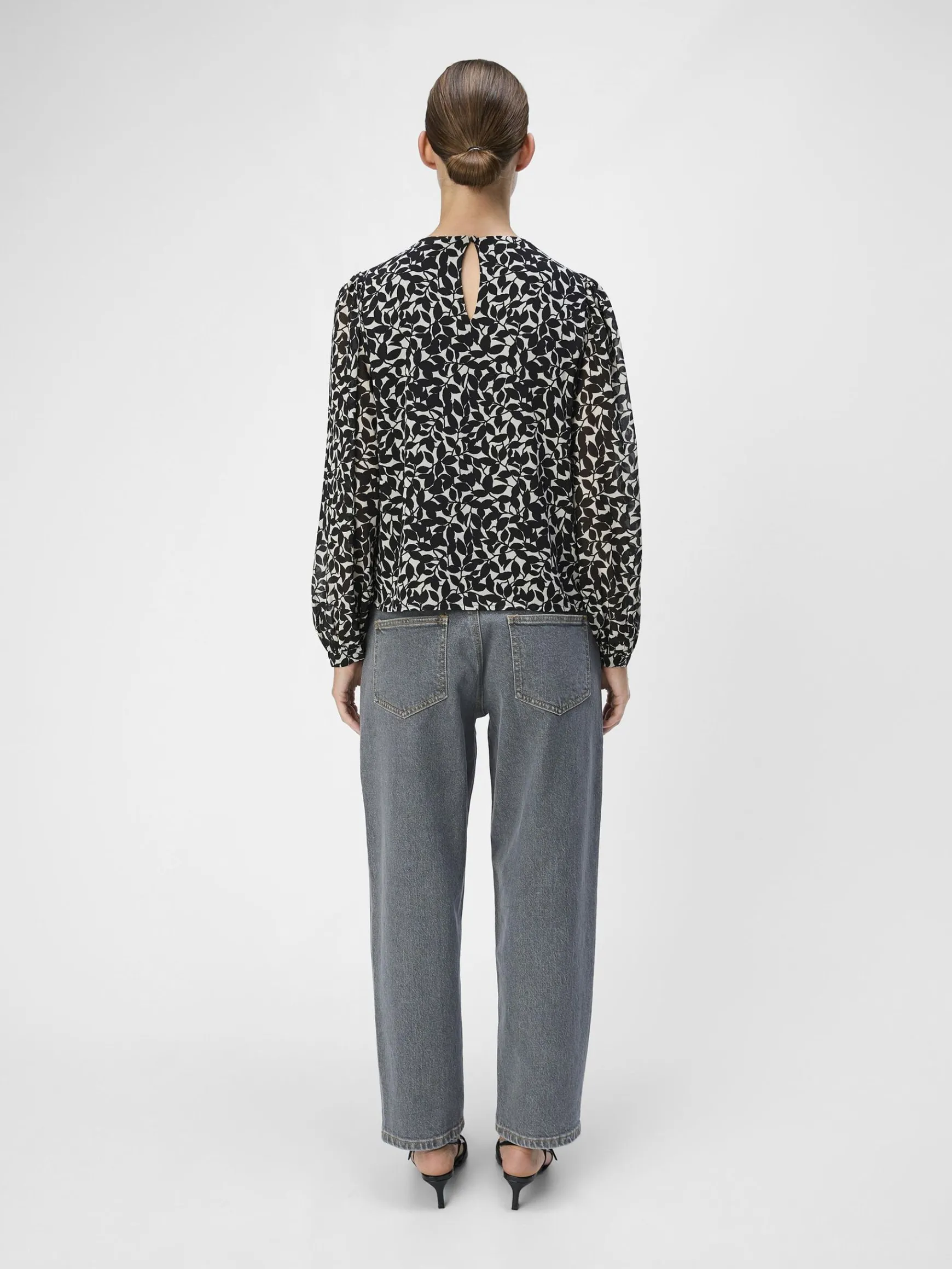 Dame OBJECT BALLONÆRME BLUSE