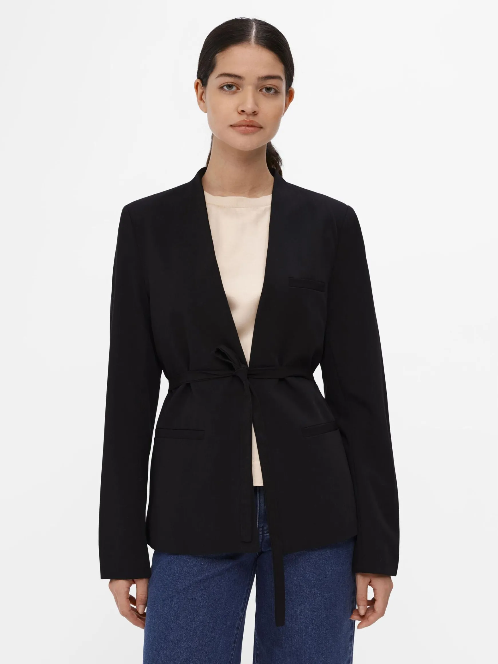 Dame OBJECT ÅBEN FRONT BLAZER