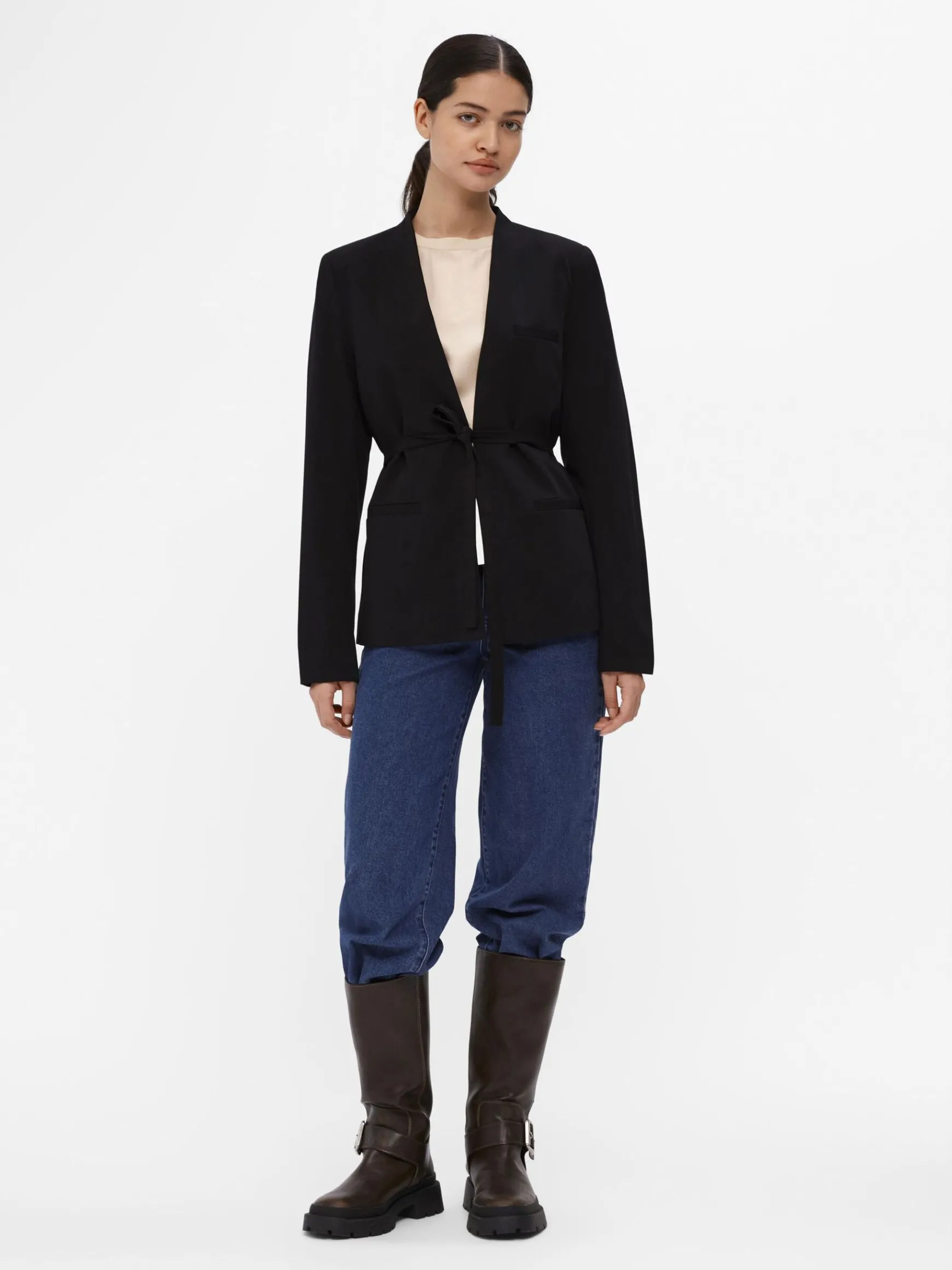 Dame OBJECT ÅBEN FRONT BLAZER
