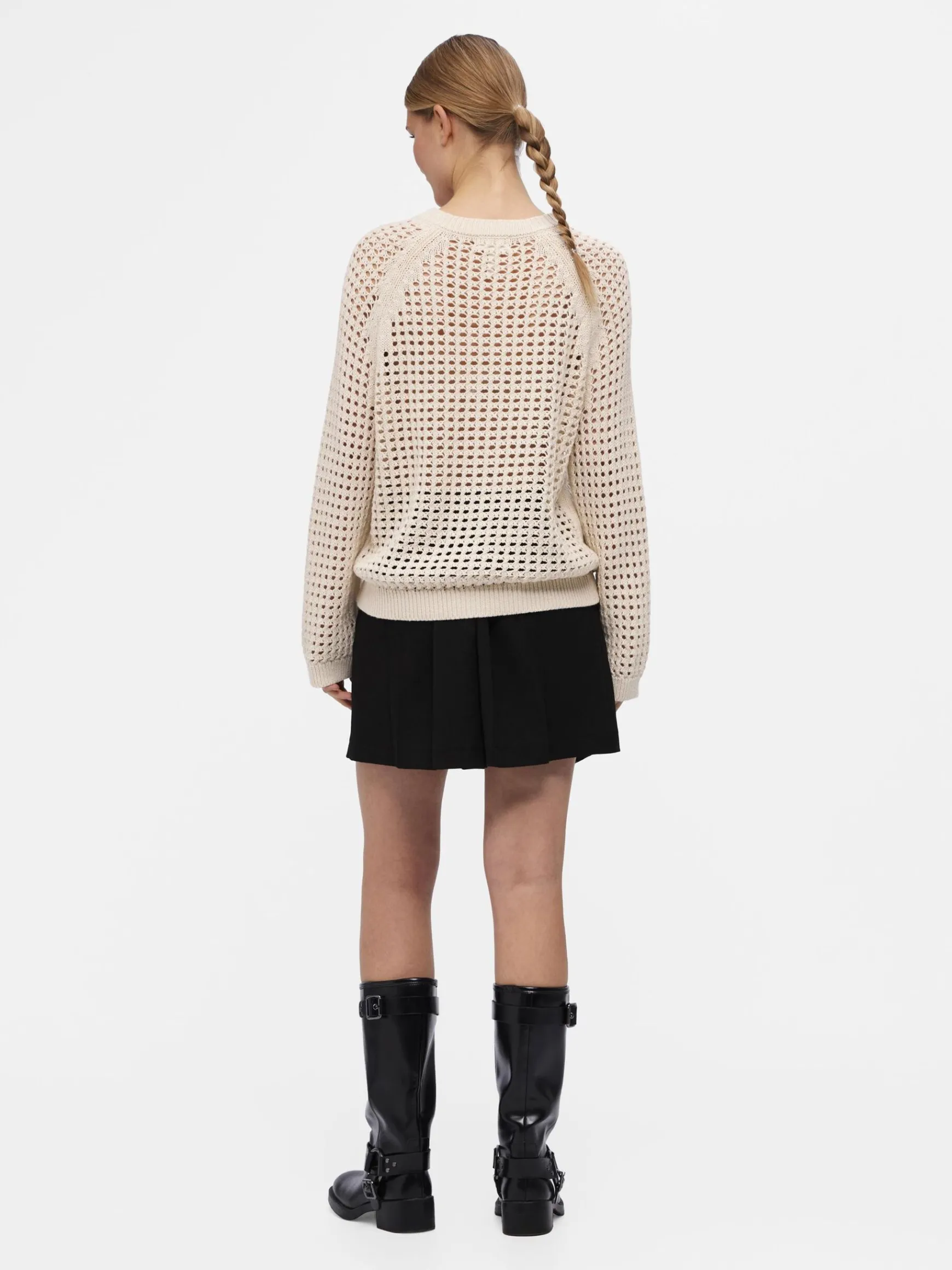 Dame OBJECT ÅBENVÆVET CARDIGAN