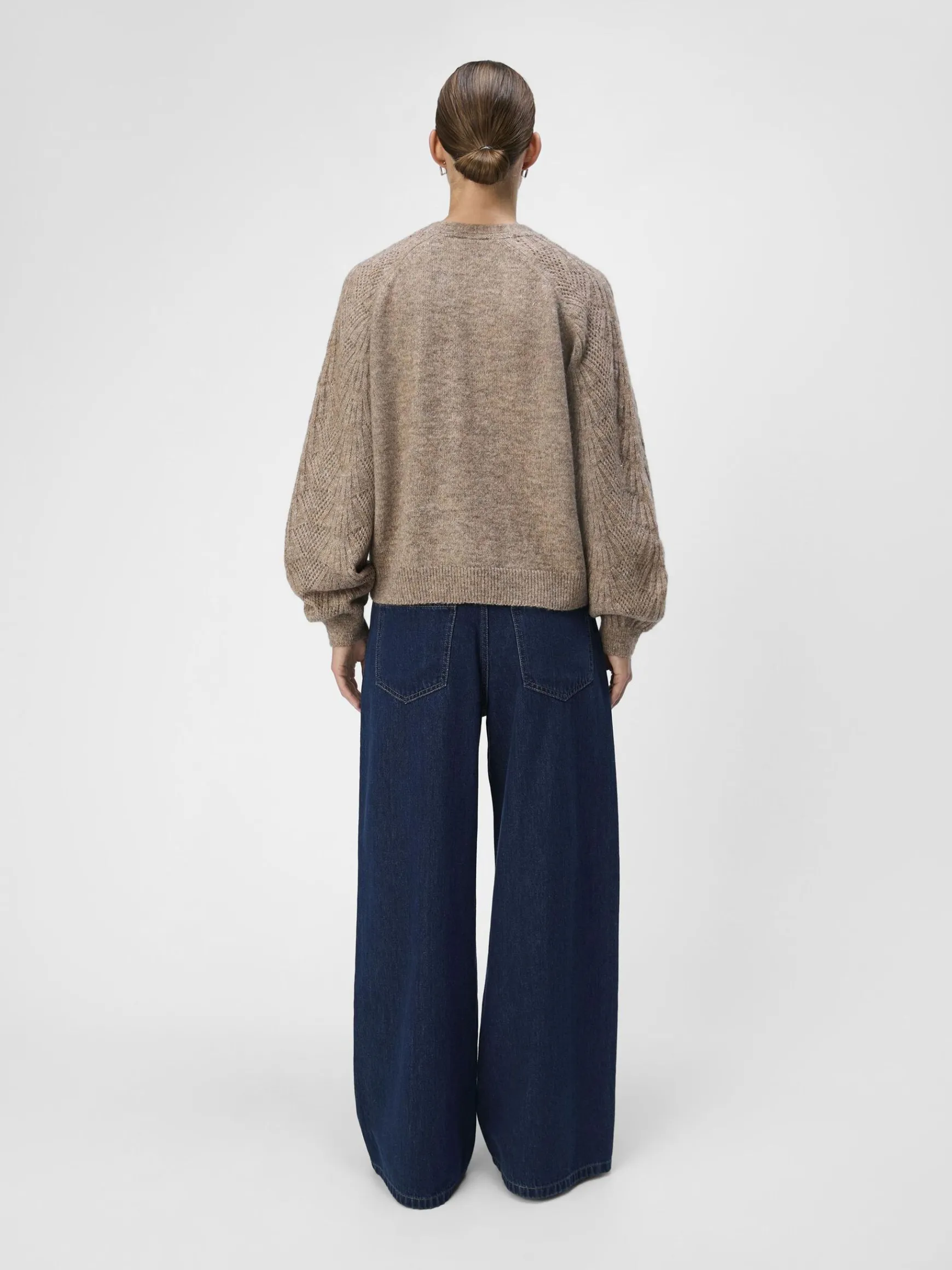 Dame OBJECT BINDELUKNING FORAN CARDIGAN