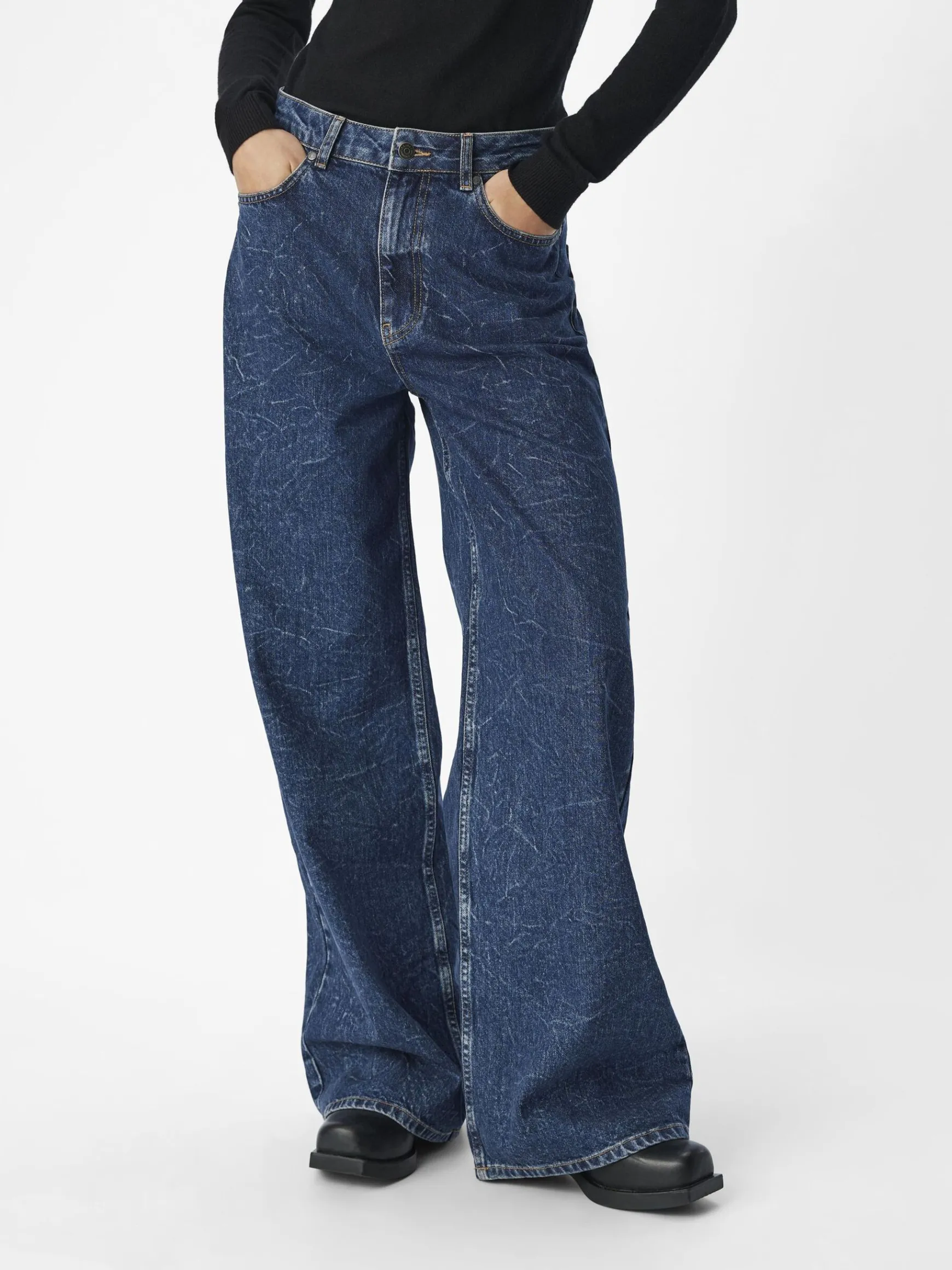 Dame OBJECT BREDE JEANS
