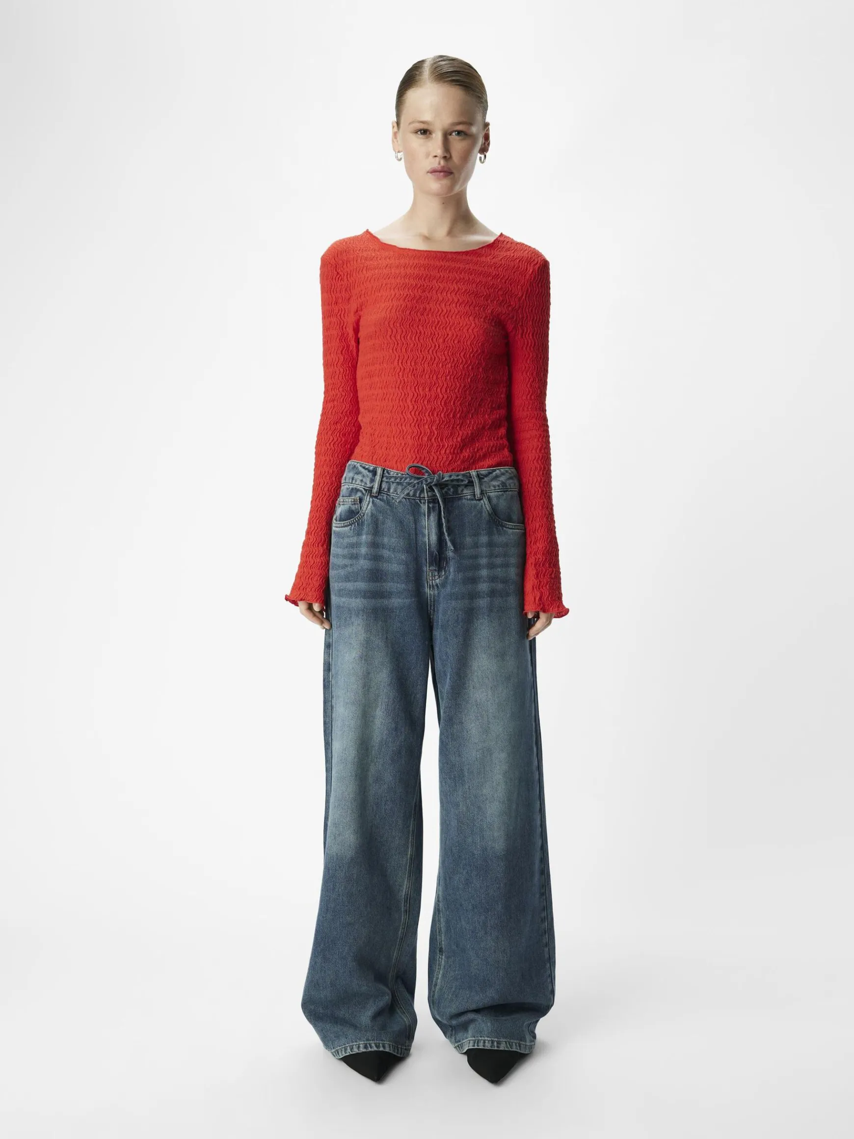 Dame OBJECT BREDE JEANS