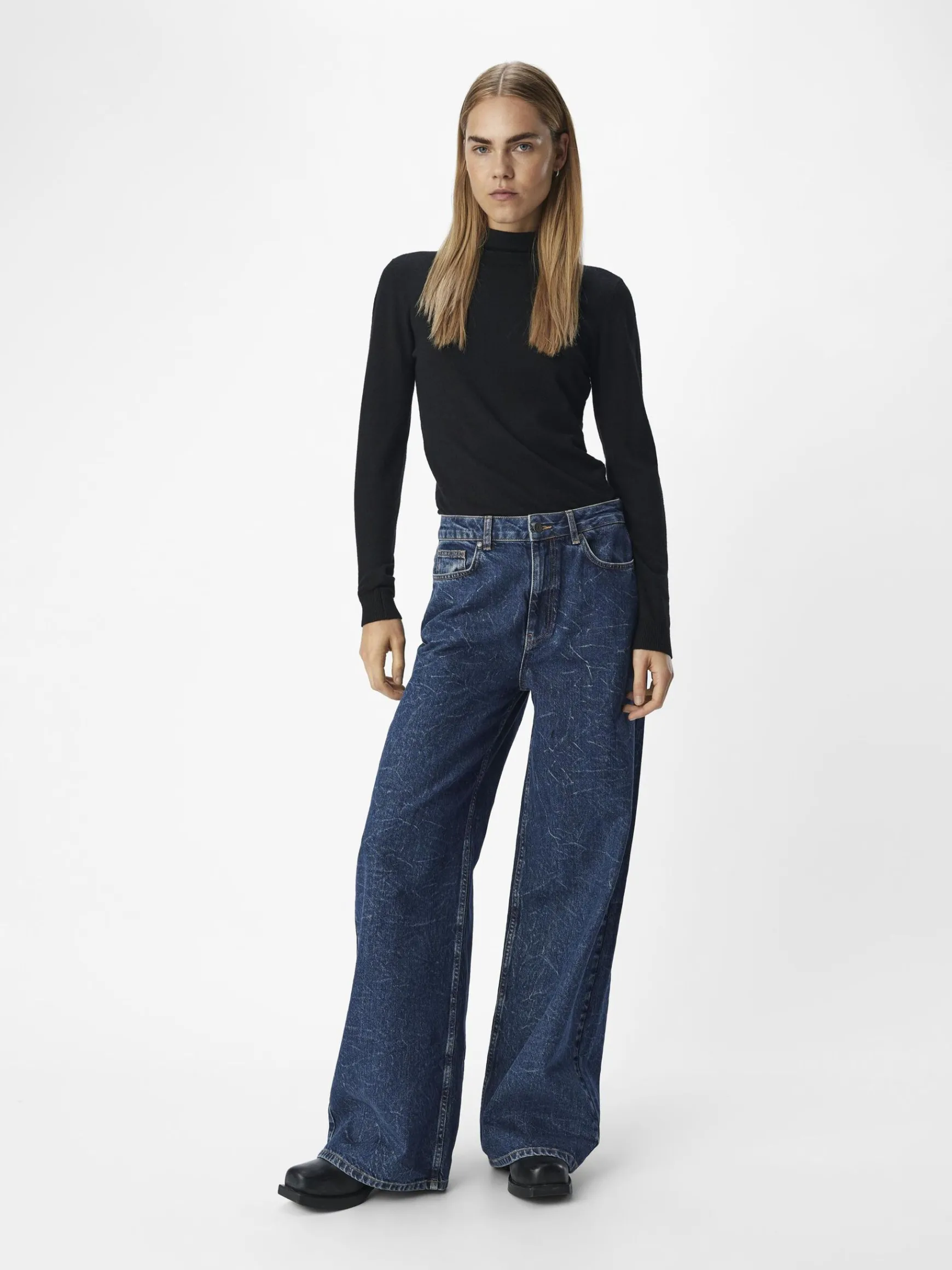 Dame OBJECT BREDE JEANS