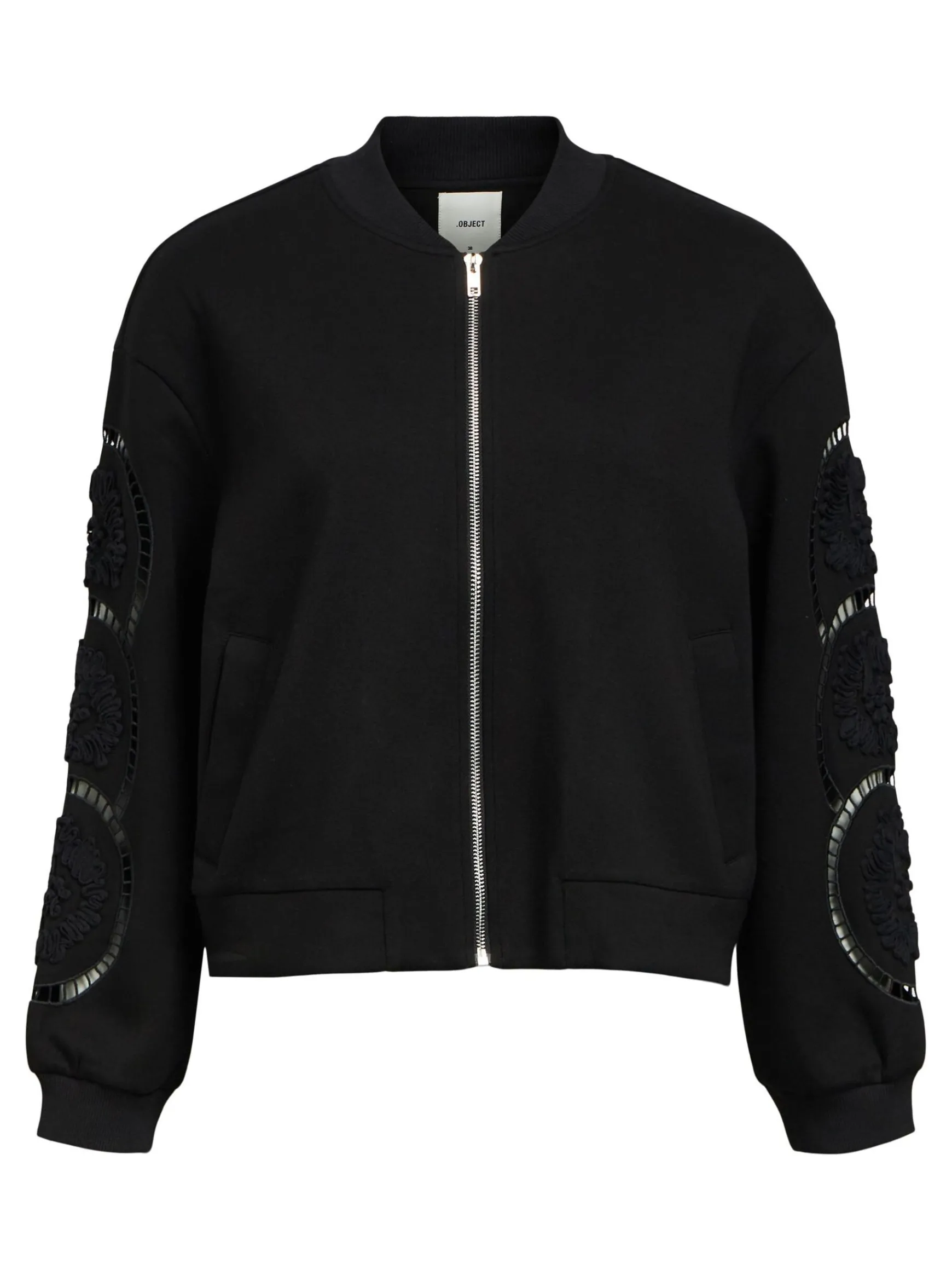 Dame OBJECT BRODERET BOMBERJAKKE