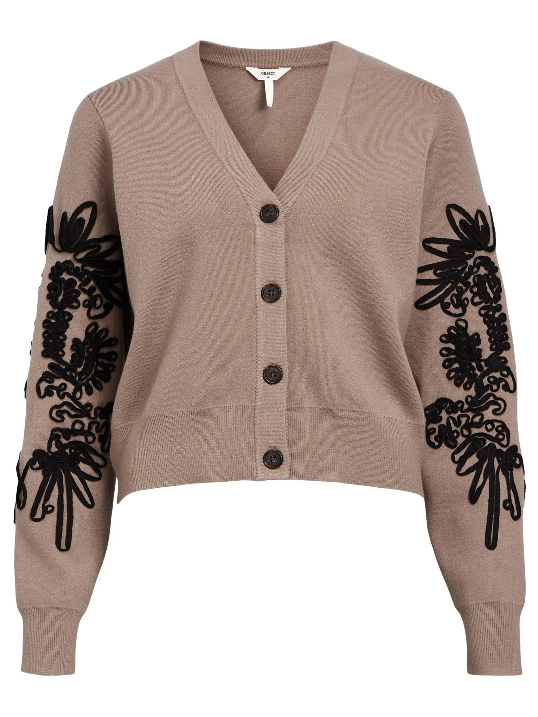 Dame OBJECT BRODERET CARDIGAN