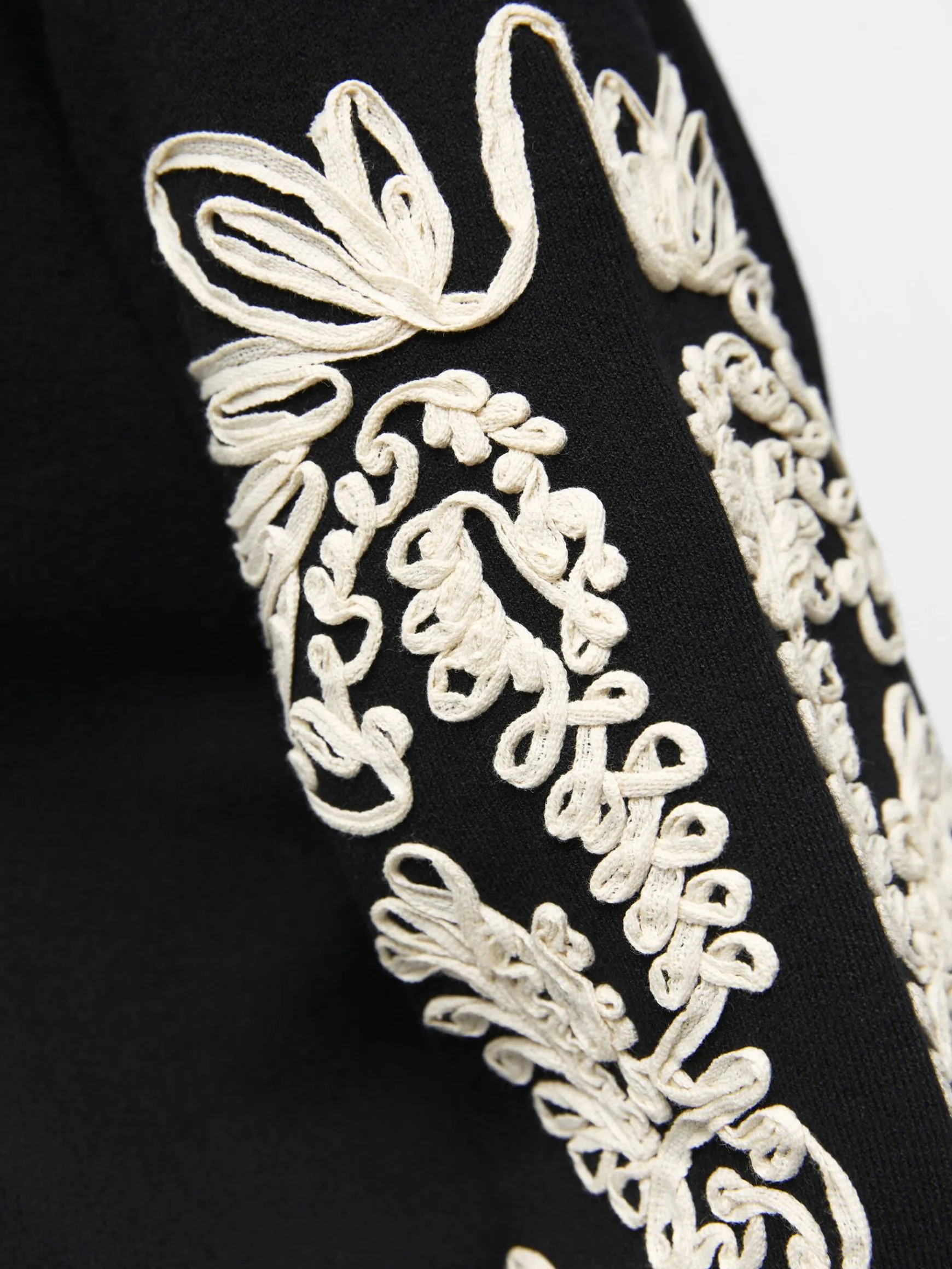 Dame OBJECT BRODERET CARDIGAN