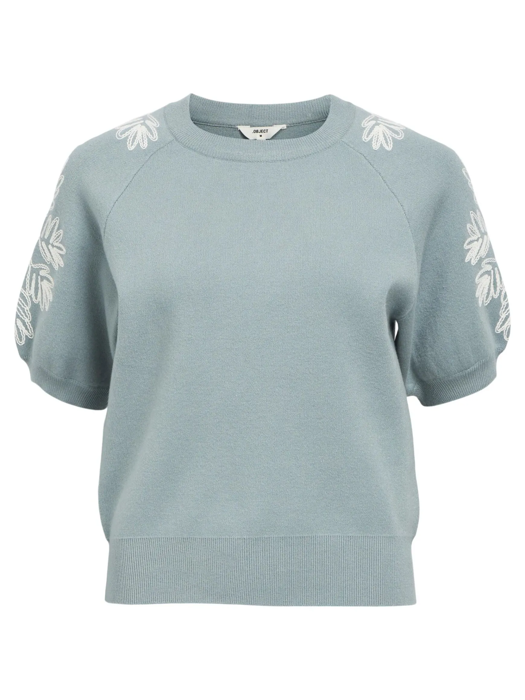 Dame OBJECT BRODERET STRIKKET TOP