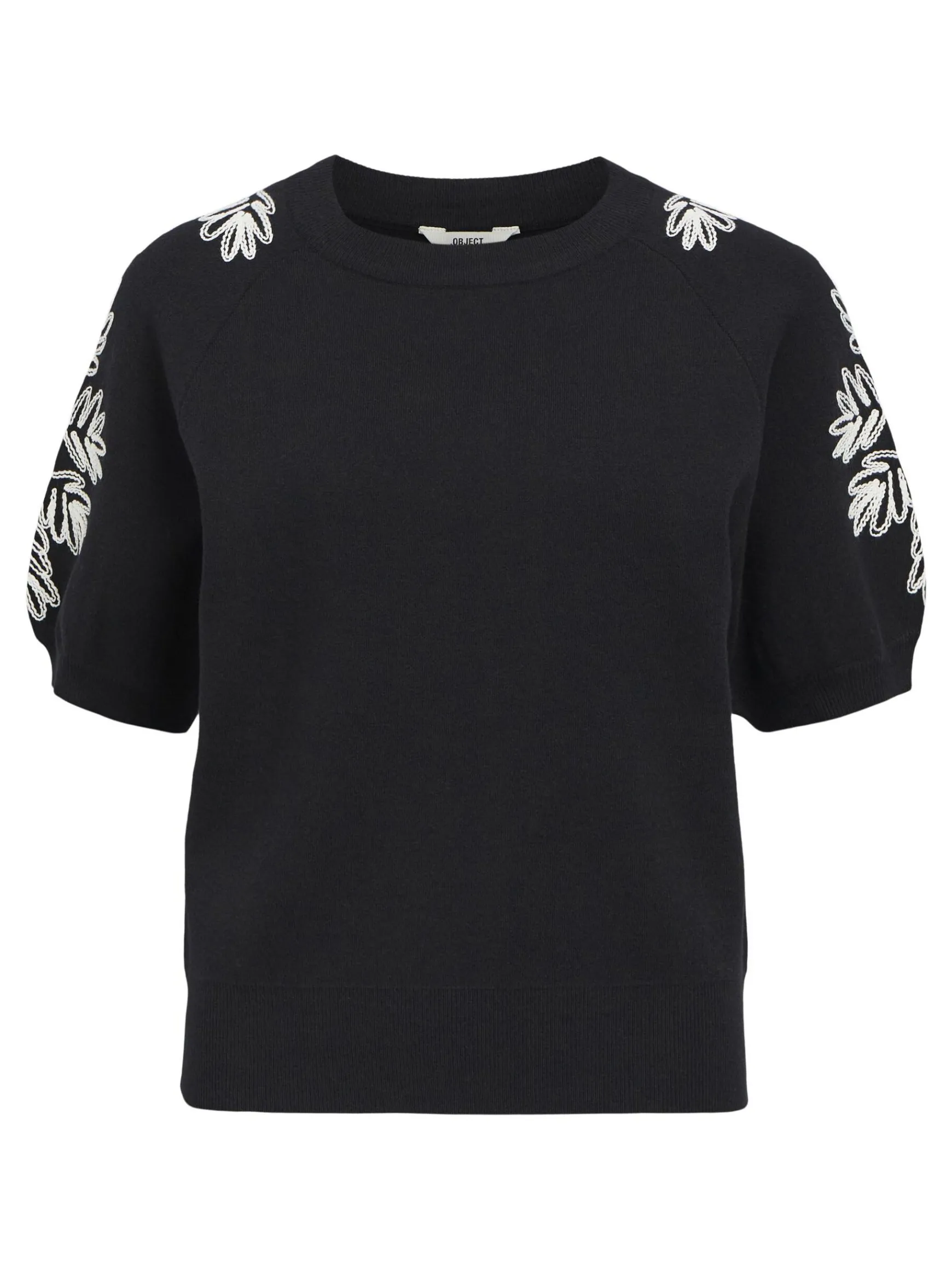 Dame OBJECT BRODERET STRIKKET TOP