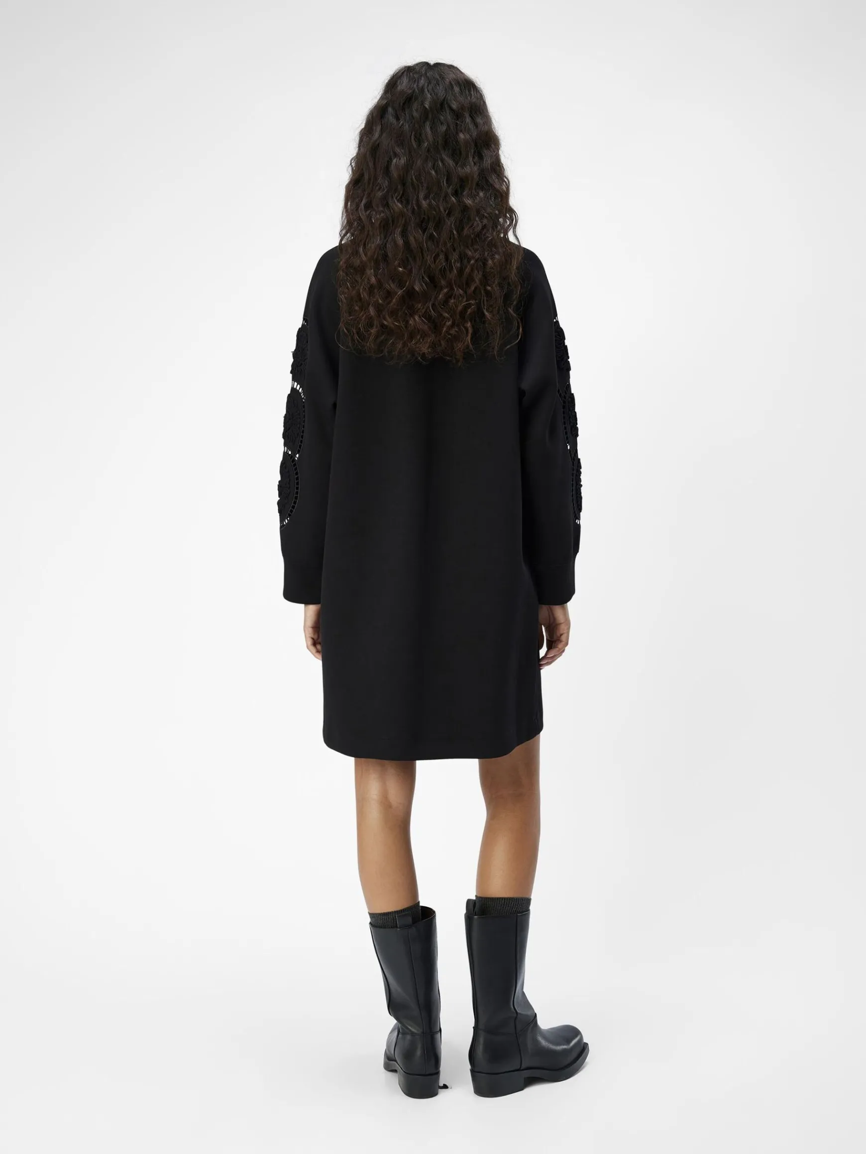 Dame OBJECT BRODERET SWEATER KJOLE