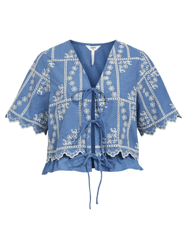 Dame OBJECT BRODERET TOP