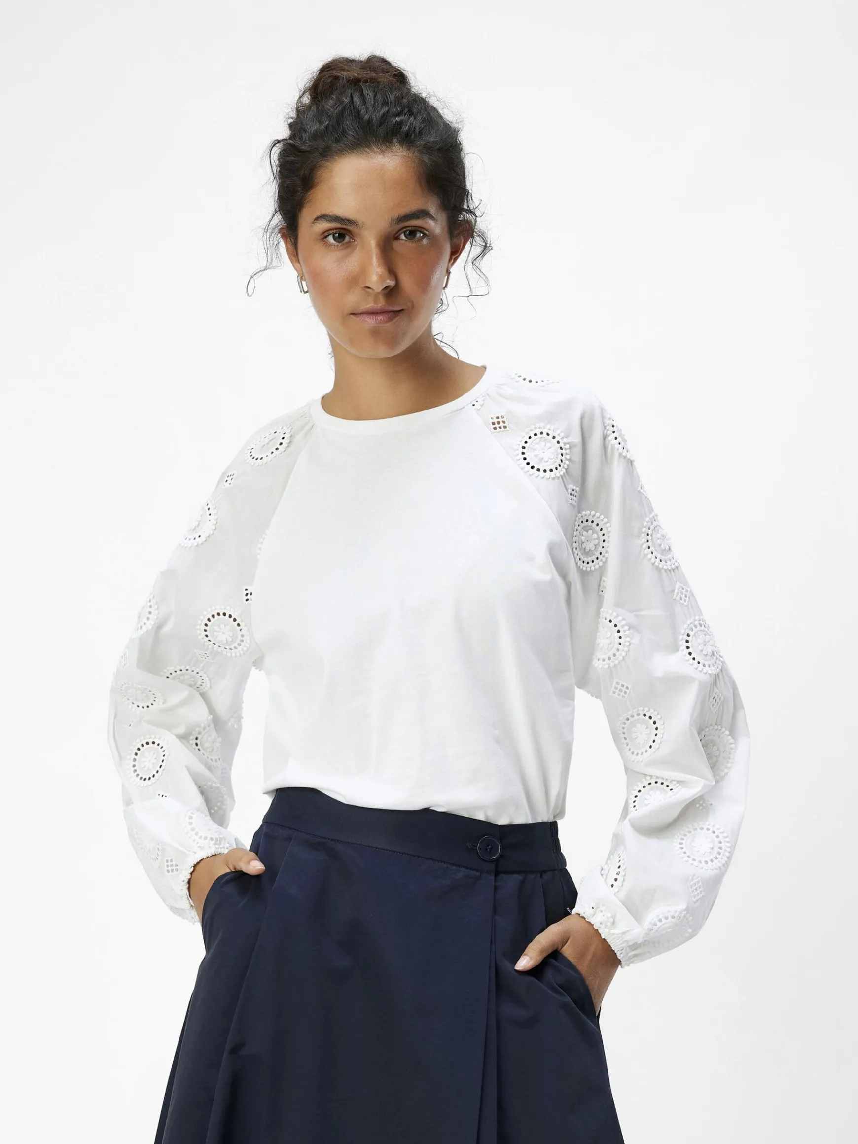 Dame OBJECT BRODERET TOP