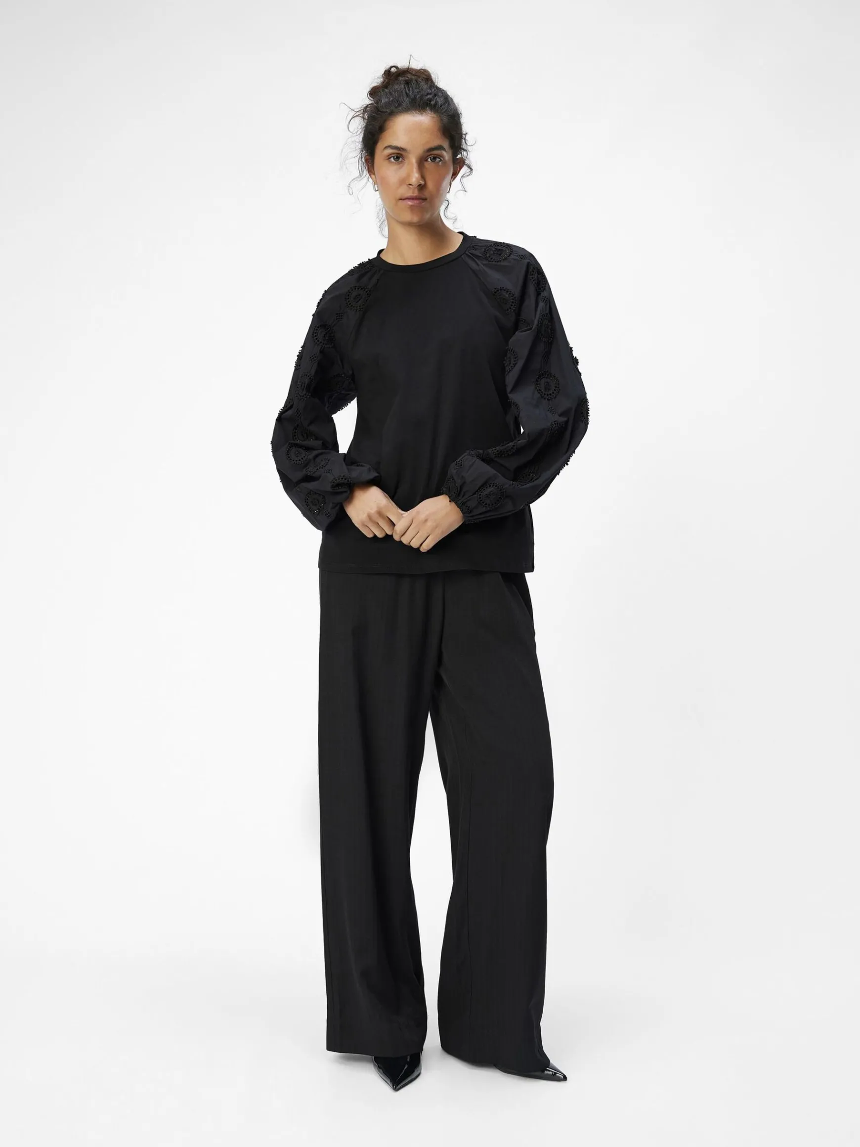 Dame OBJECT BRODERET TOP