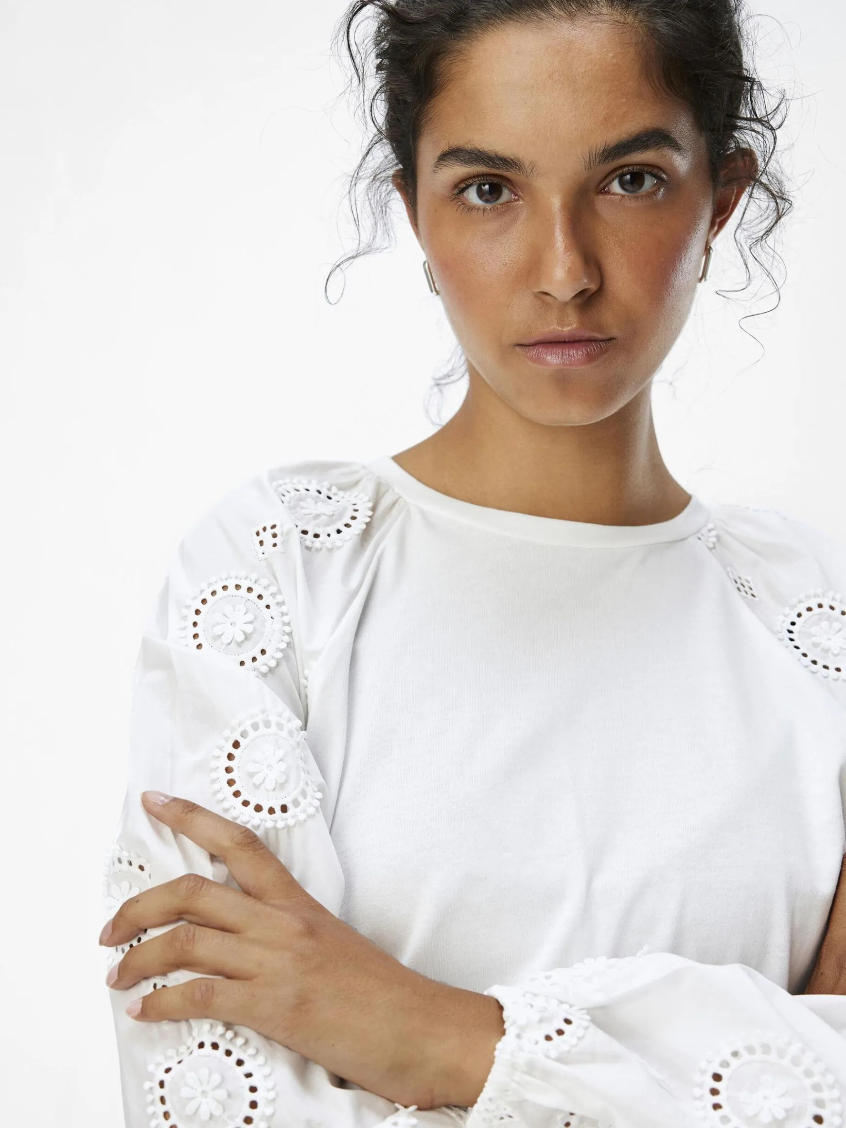 Dame OBJECT BRODERET TOP