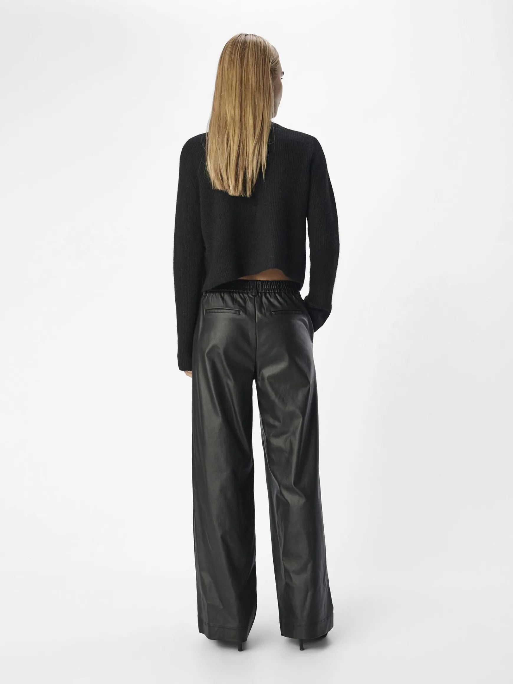 Dame OBJECT COATET BREDE BUKSER