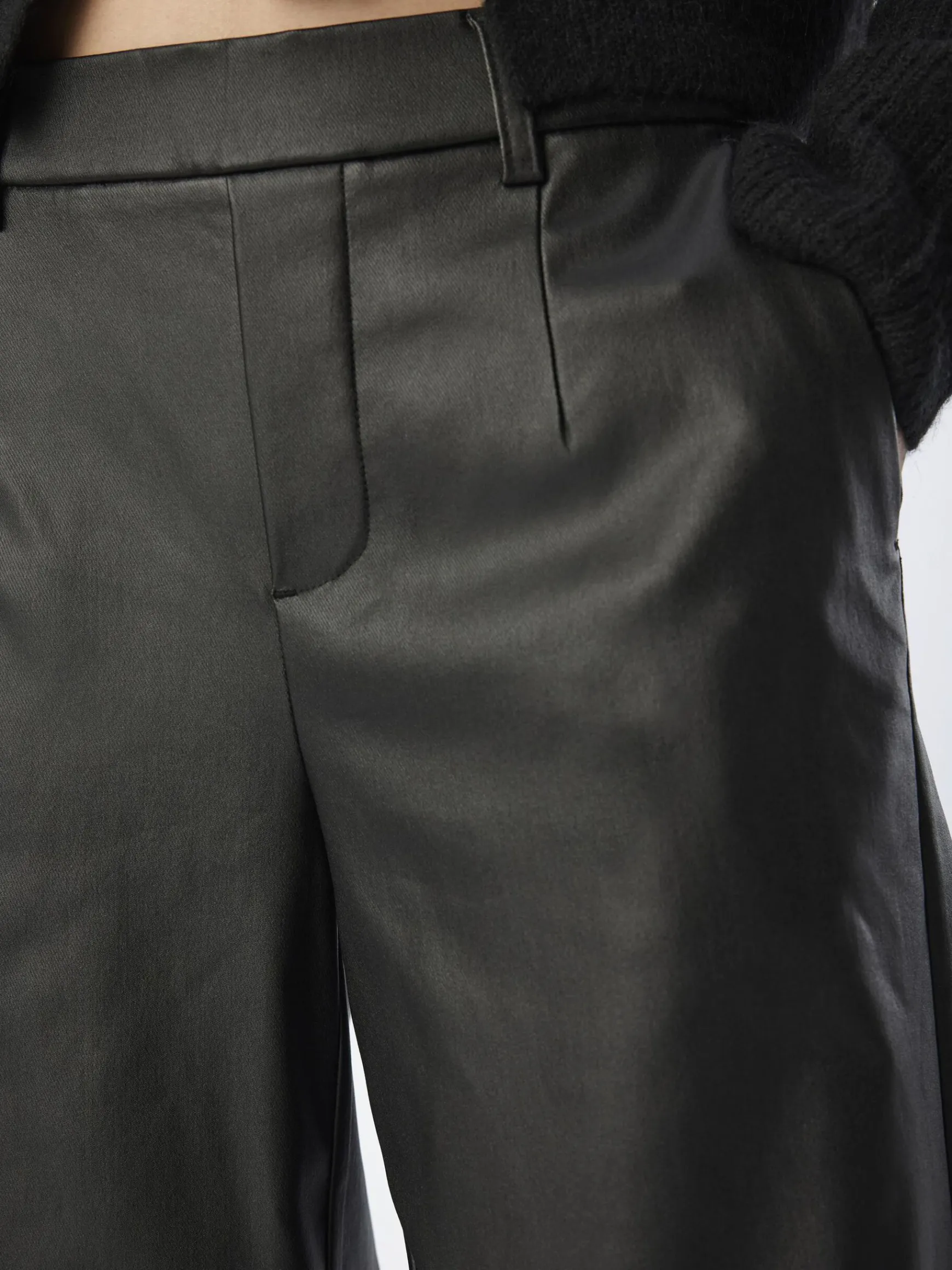 Dame OBJECT COATET BREDE BUKSER