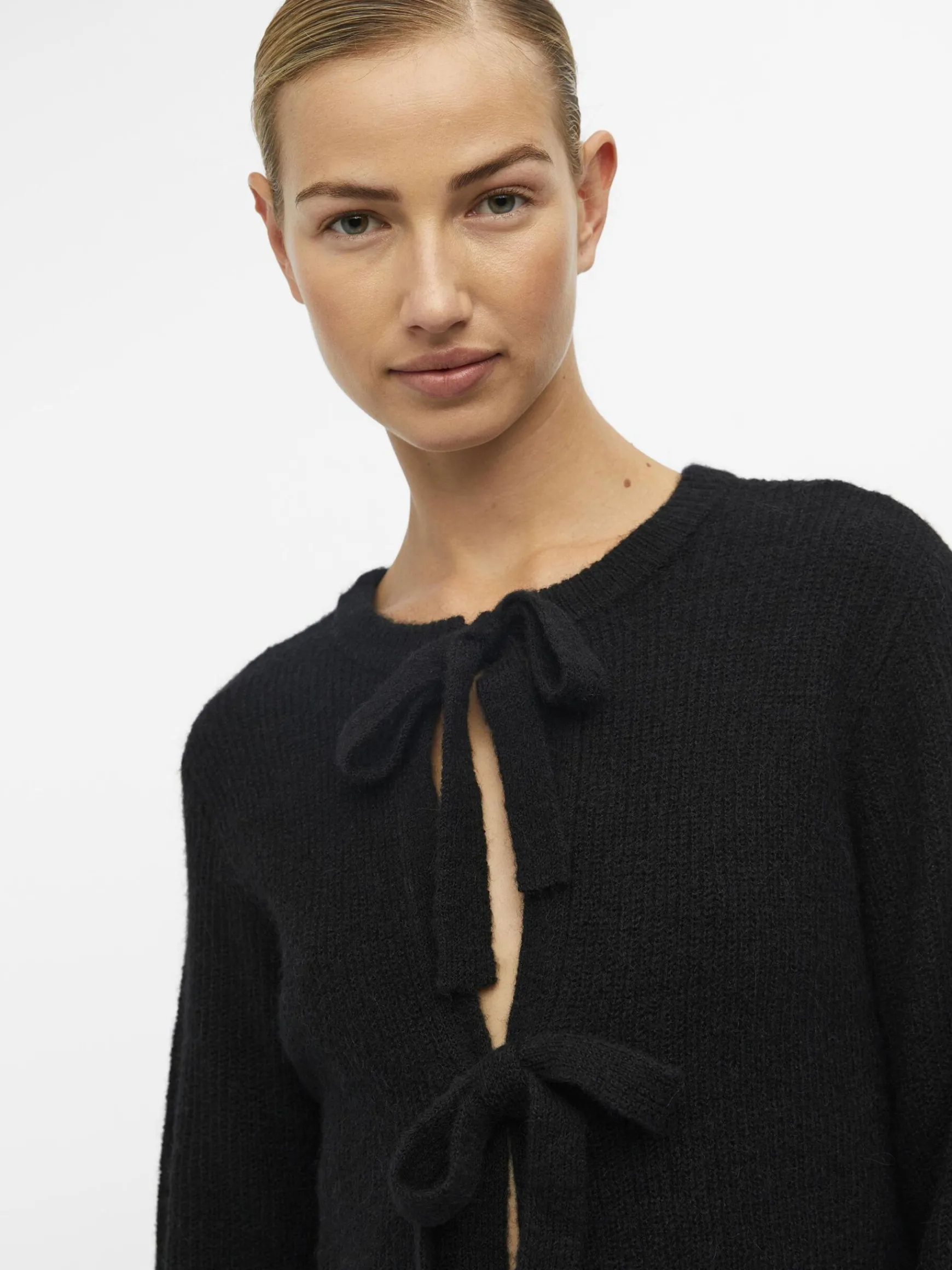 Dame OBJECT CROPPET VENDBAR CARDIGAN