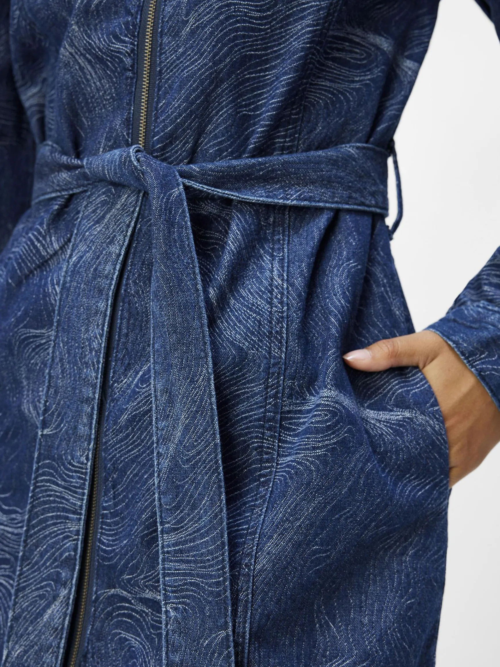 Dame OBJECT DENIM KORT KJOLE