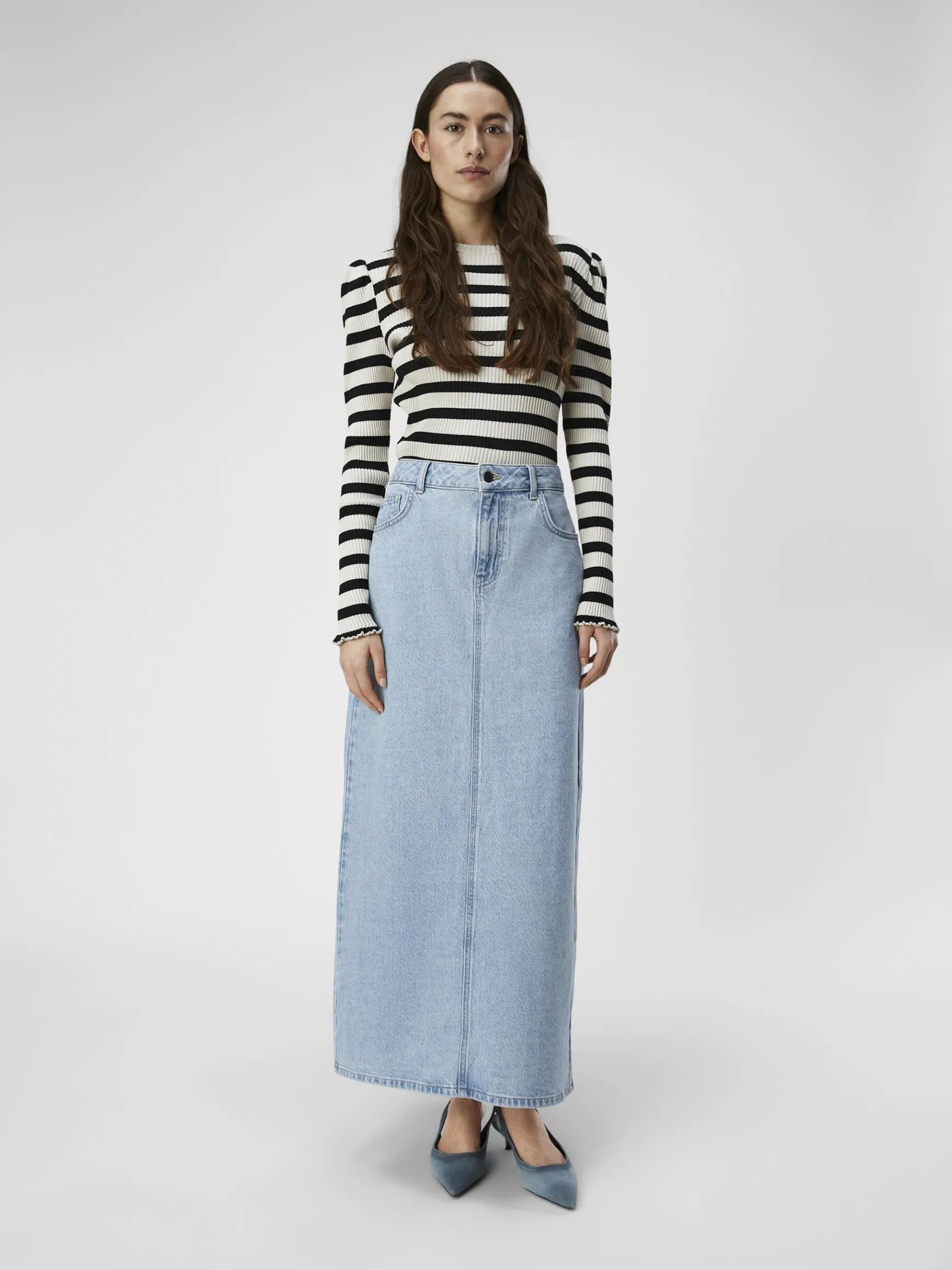 Dame OBJECT DENIM MAXINEDERDEL