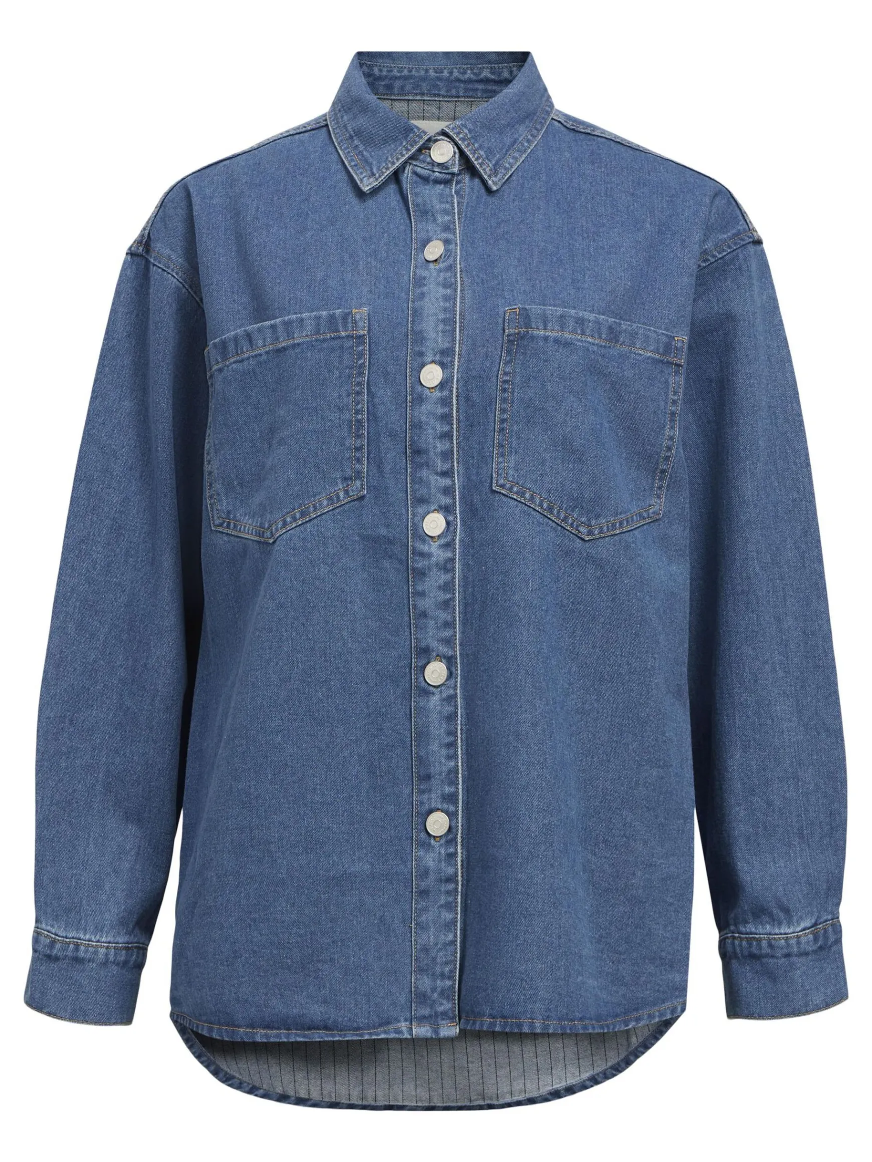 Dame OBJECT DENIM SKJORTE