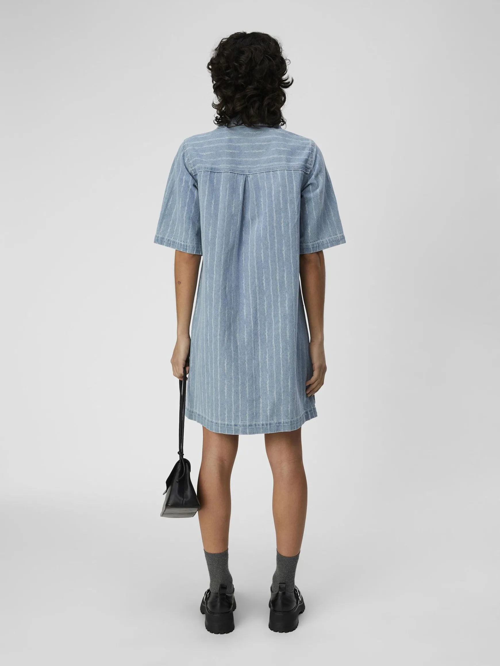 Dame OBJECT DENIM SKJORTEKJOLE