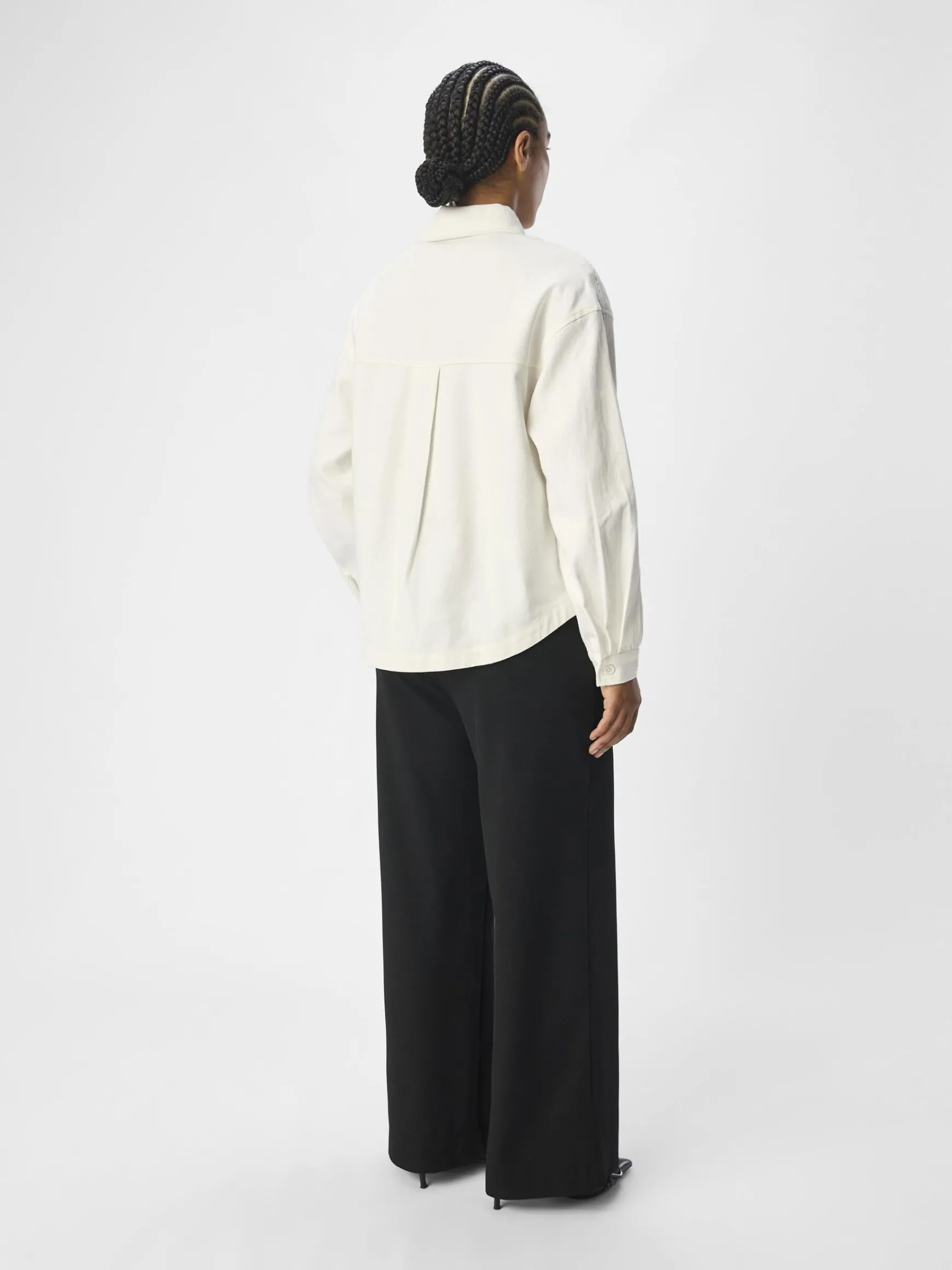 Dame OBJECT DETALJERET SKJORTE