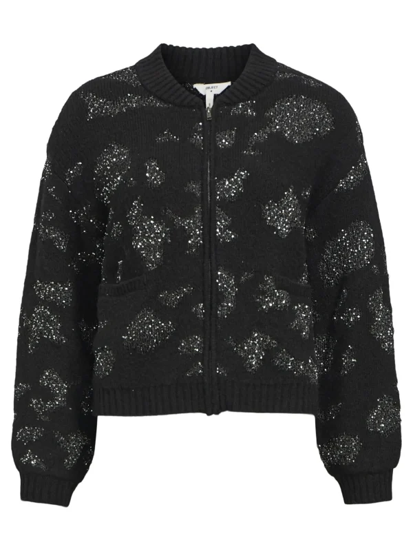 Dame OBJECT DETALJERET STRIKKET CARDIGAN