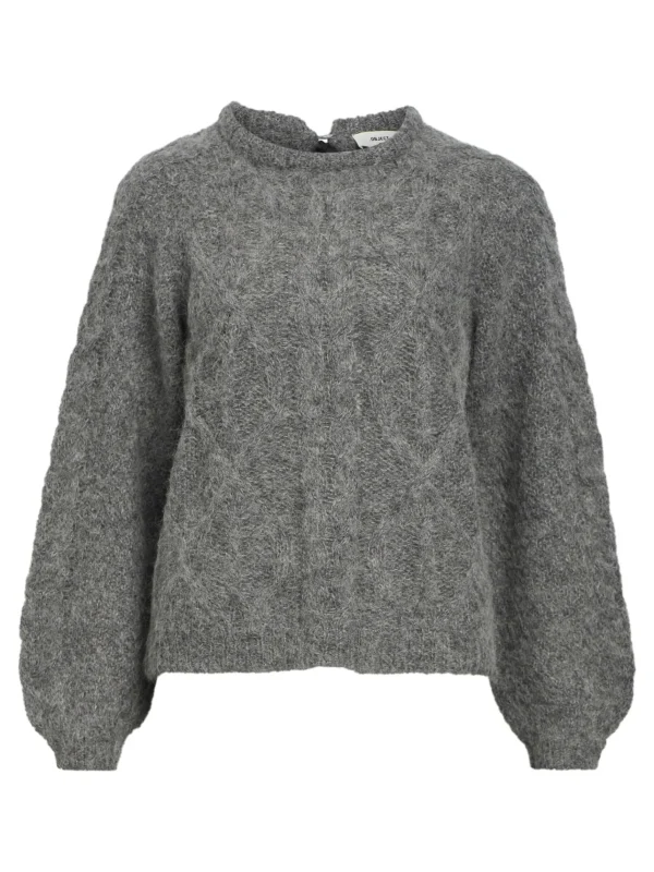 Dame OBJECT DETALJERET STRIKTRØJE