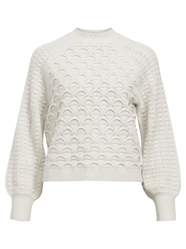 Dame OBJECT DETALJERET STRIKTRØJE