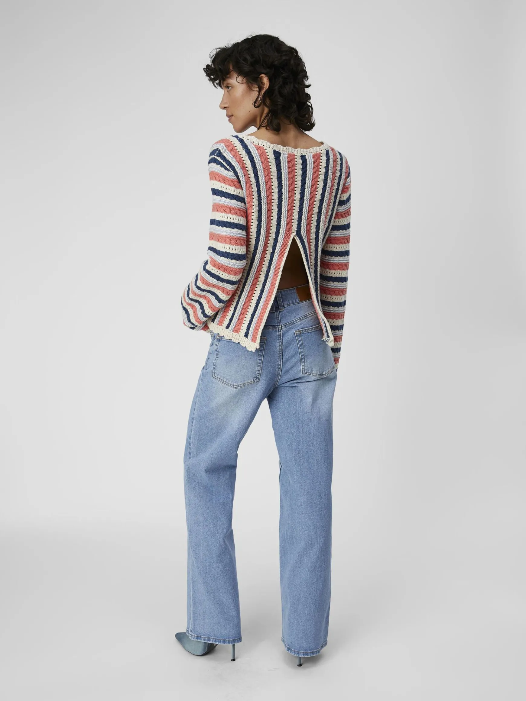 Dame OBJECT DETALJERET STRIKTRØJE