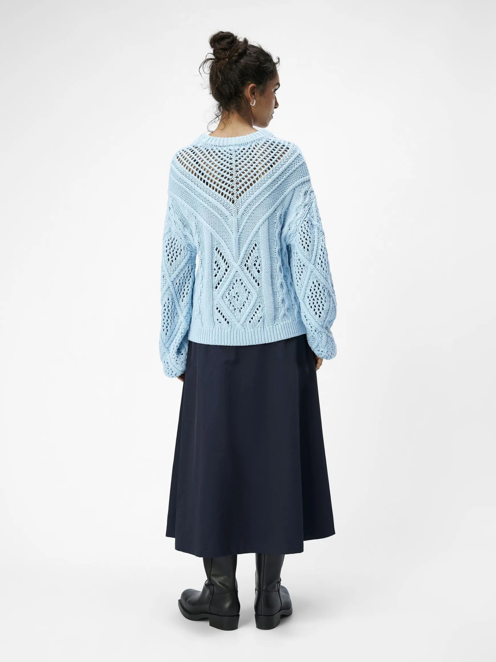 Dame OBJECT DETALJERET STRIKTRØJE