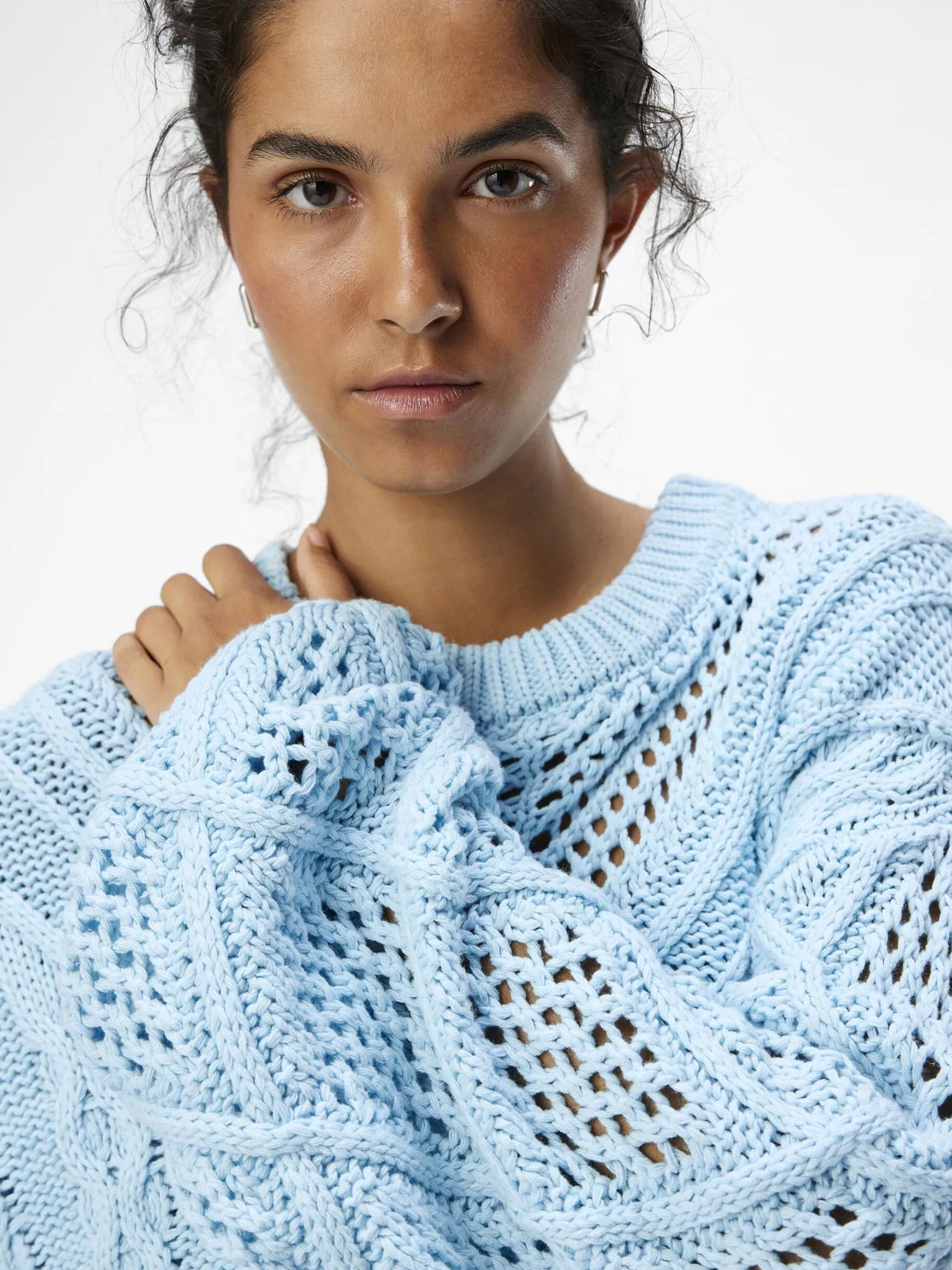 Dame OBJECT DETALJERET STRIKTRØJE