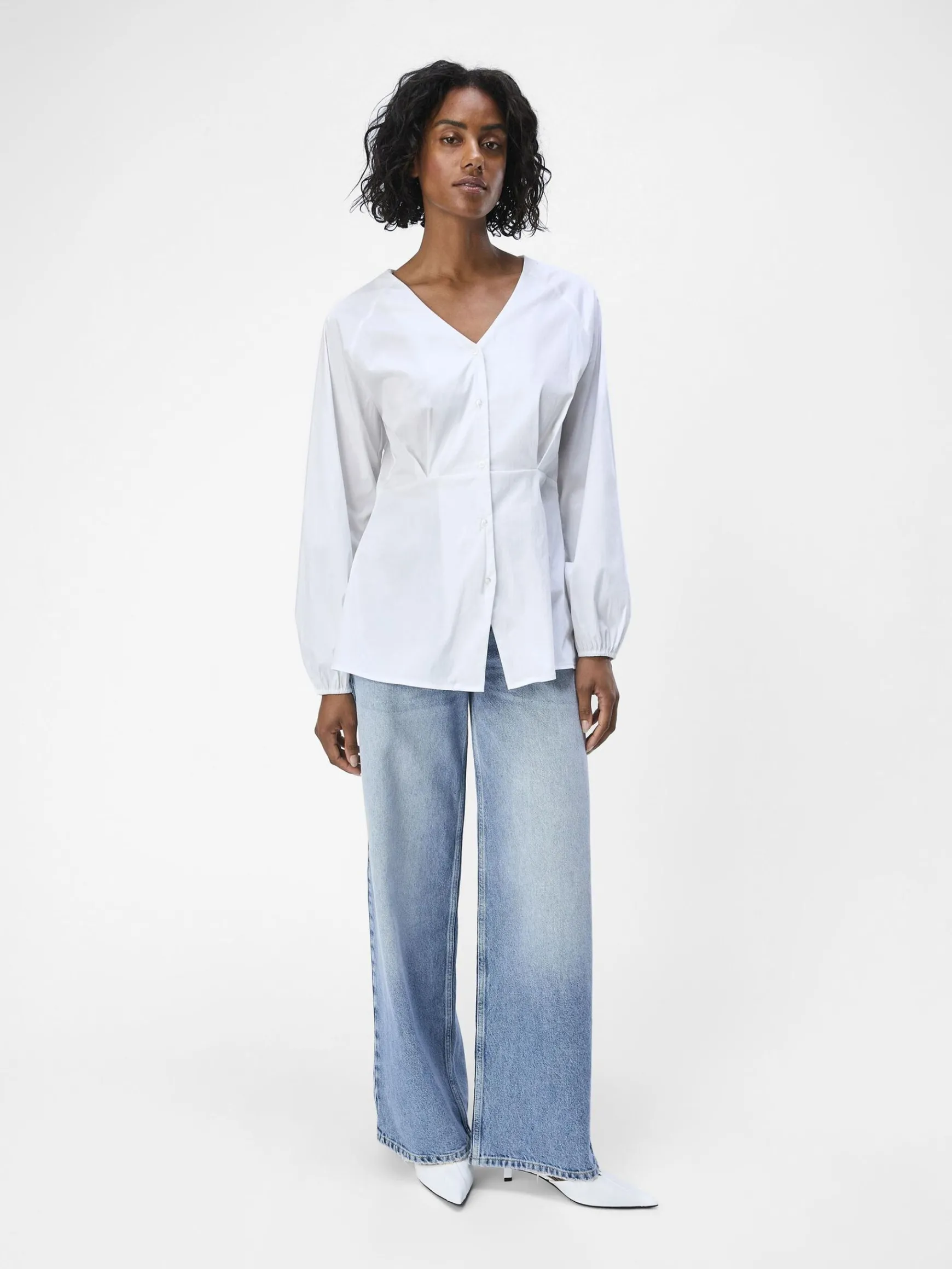 Dame OBJECT FIGURSYET SKJORTE