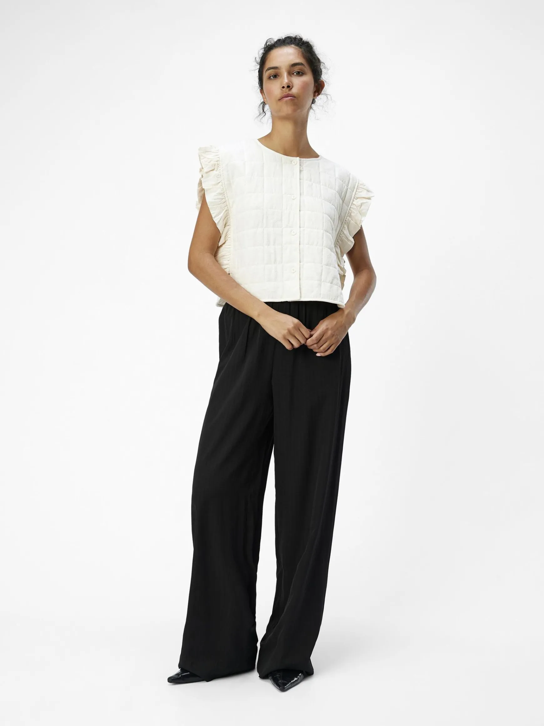 Dame OBJECT FLÆSET QUILTET VEST