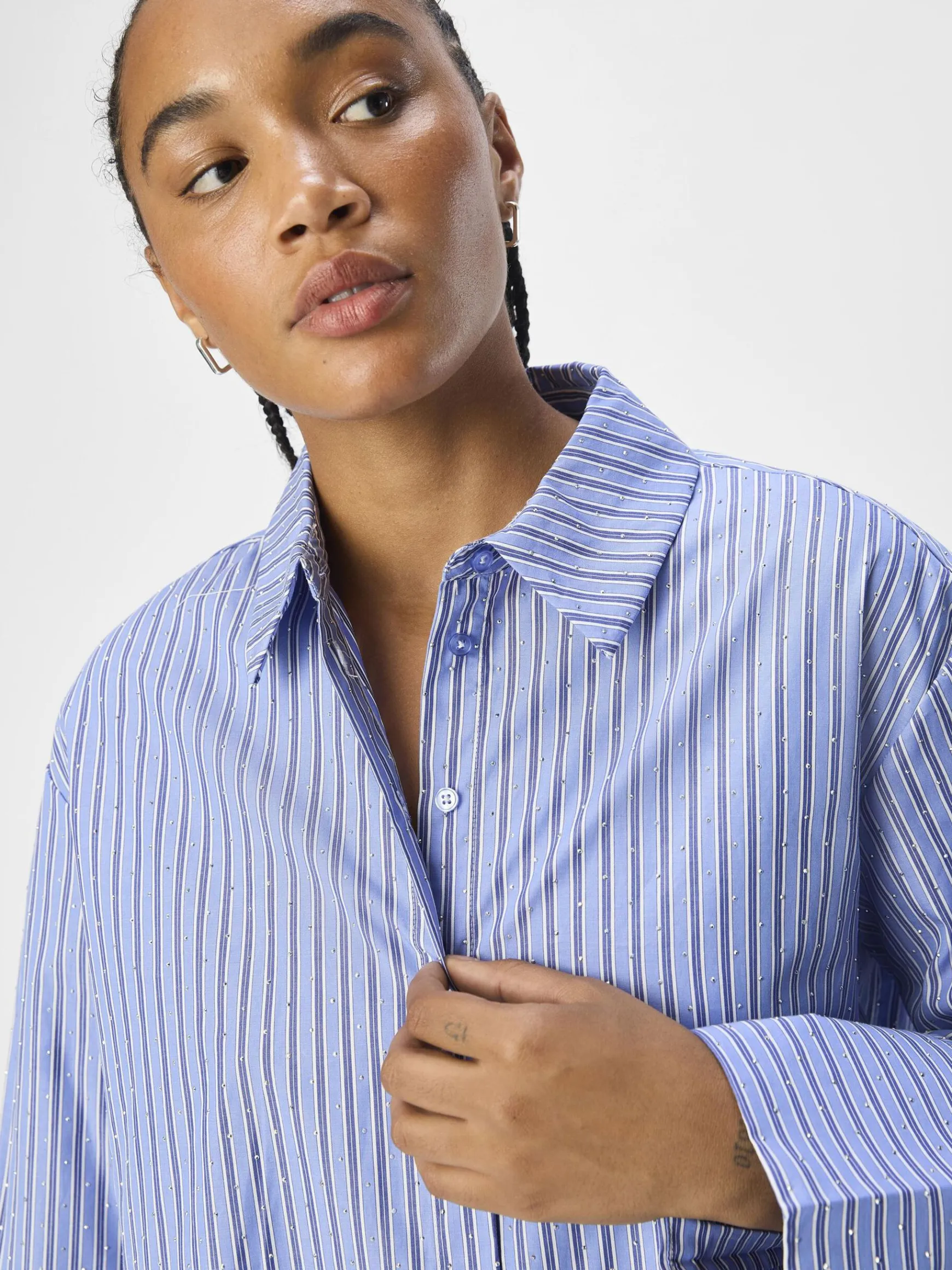 Dame OBJECT GLIMMER SKJORTE