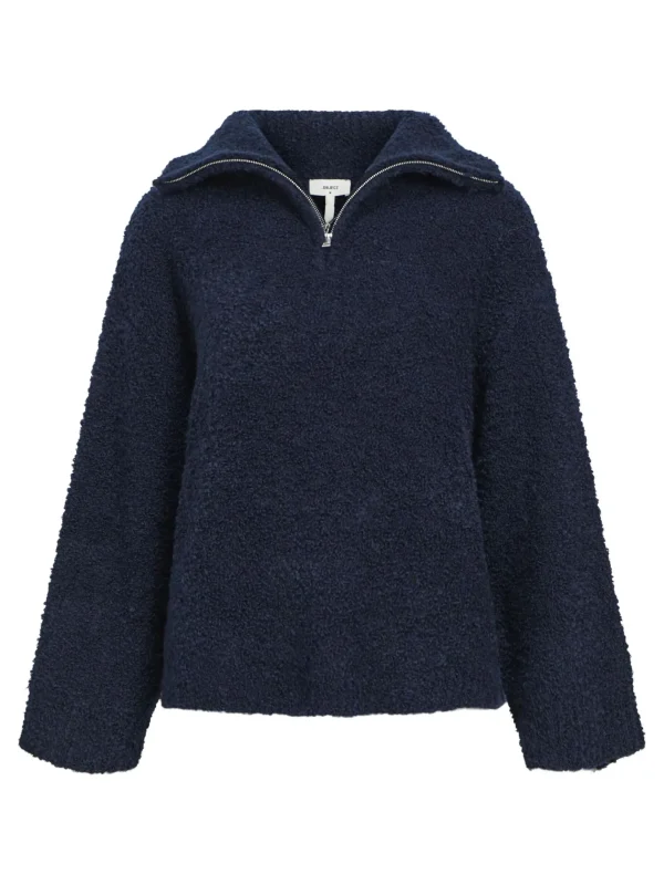 Dame OBJECT HALV LYNLÅS PULLOVER