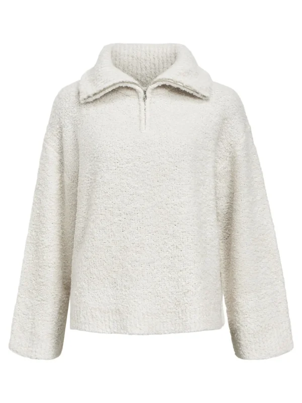 Dame OBJECT HALV LYNLÅS PULLOVER