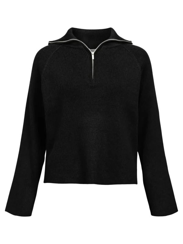 Dame OBJECT HALV LYNLÅS PULLOVER