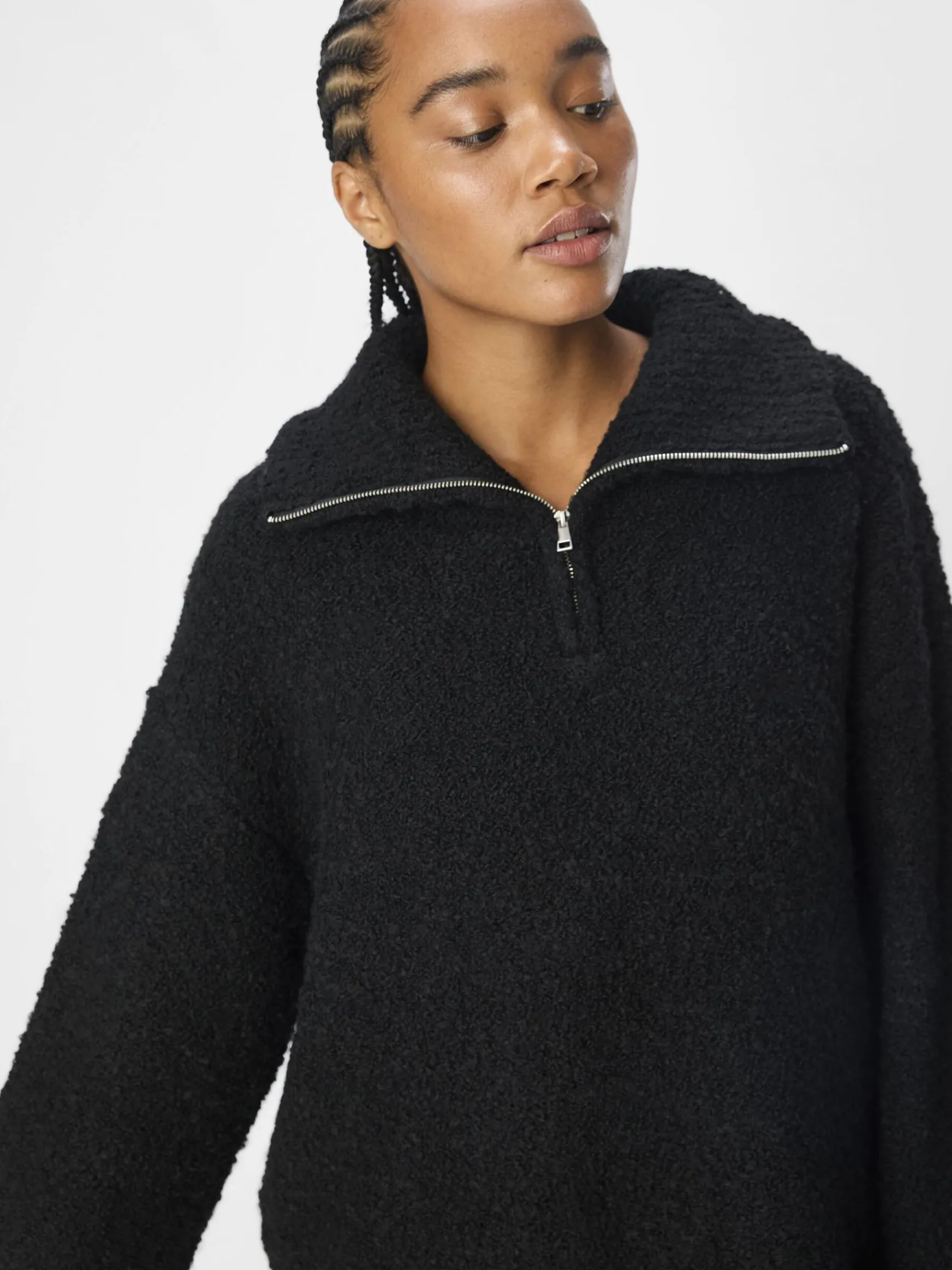 Dame OBJECT HALV LYNLÅS PULLOVER