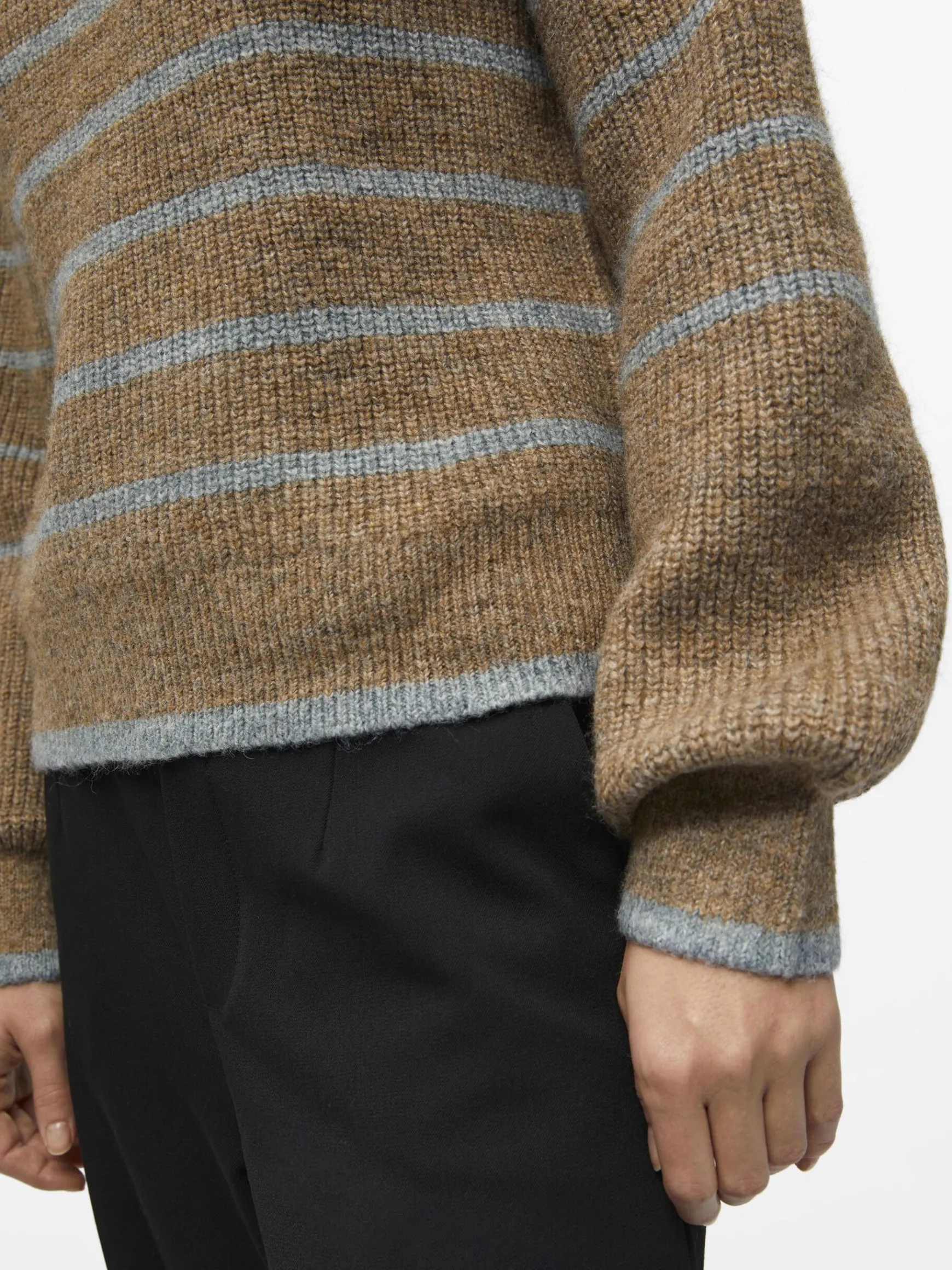 Dame OBJECT HØJ HALS STRIKTRØJE