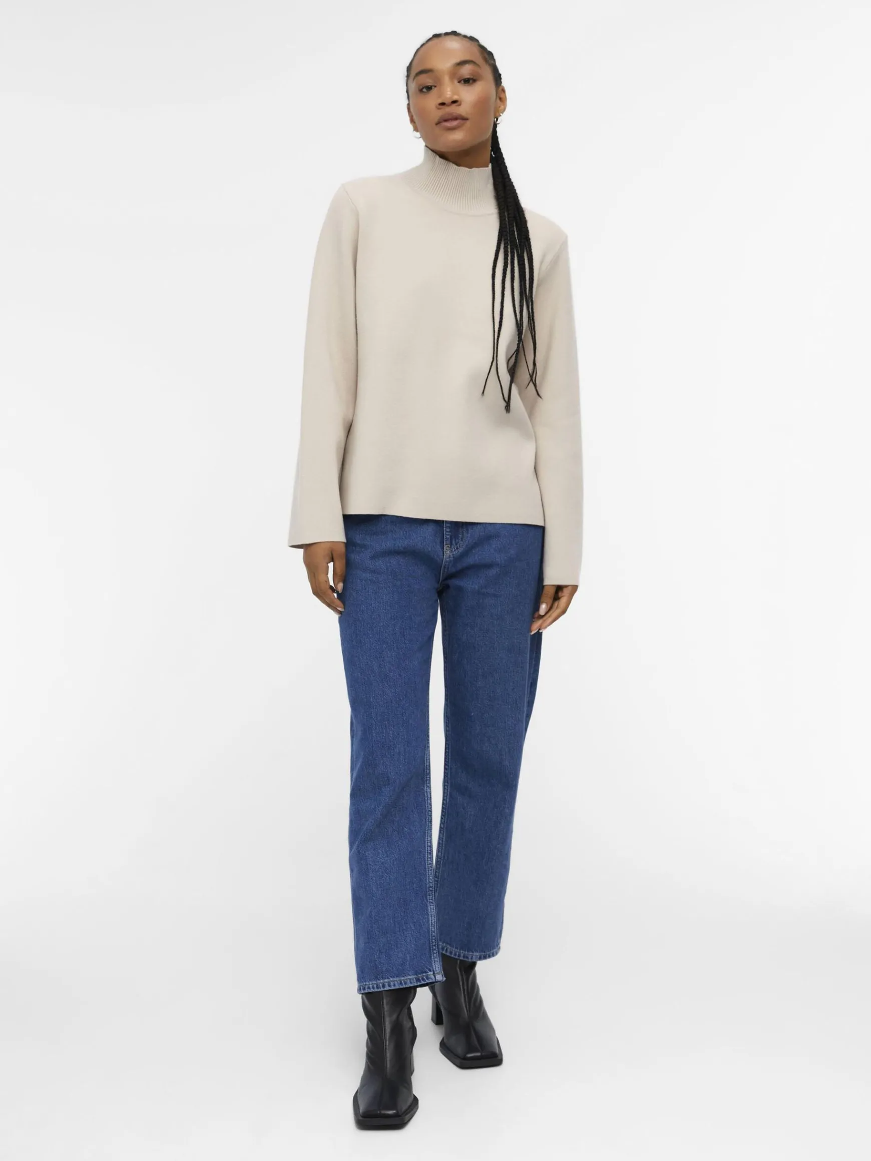 Dame OBJECT HØJHALSET PULLOVER