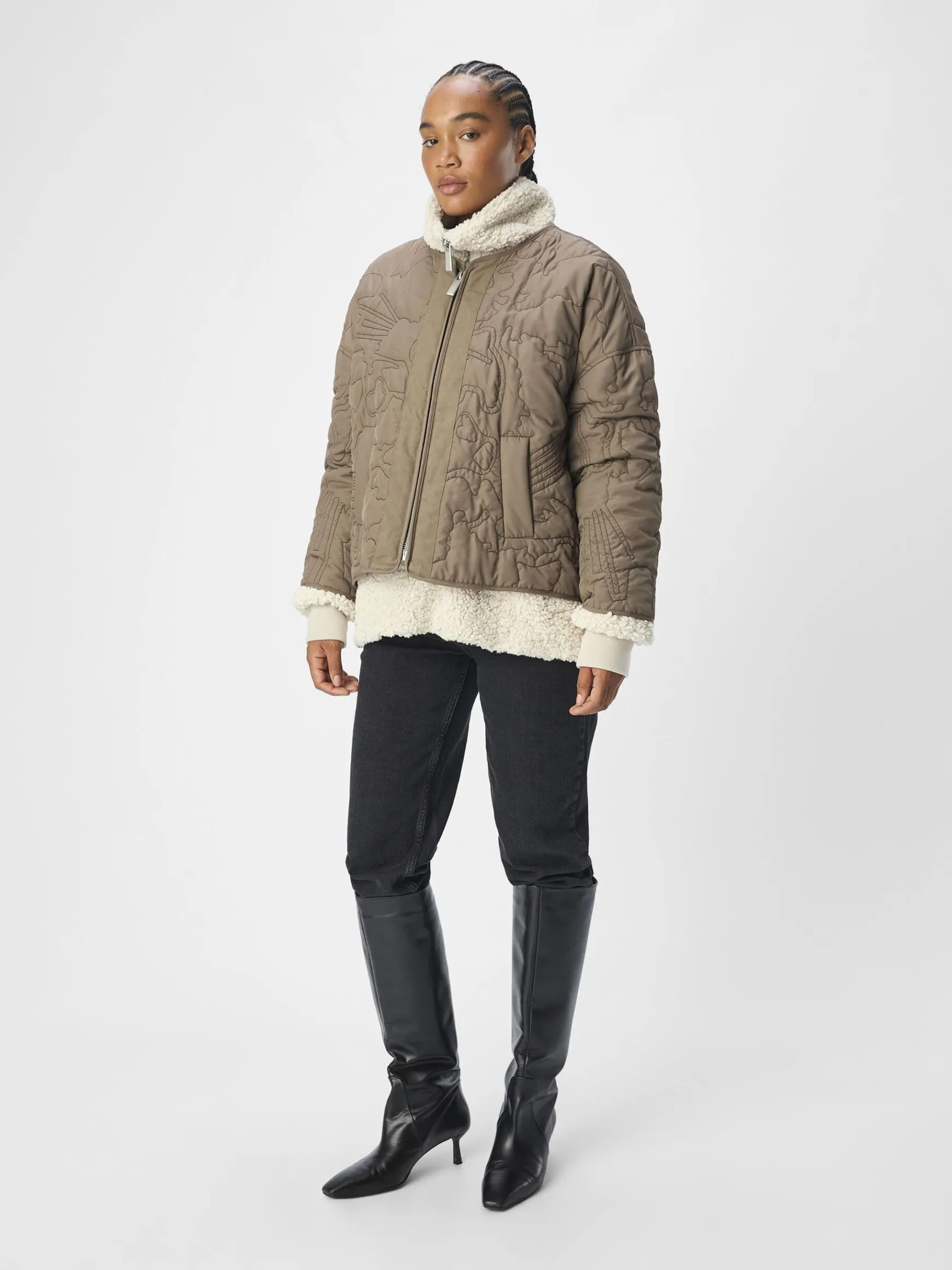 Dame OBJECT 2-I-1 TEDDY-JAKKE