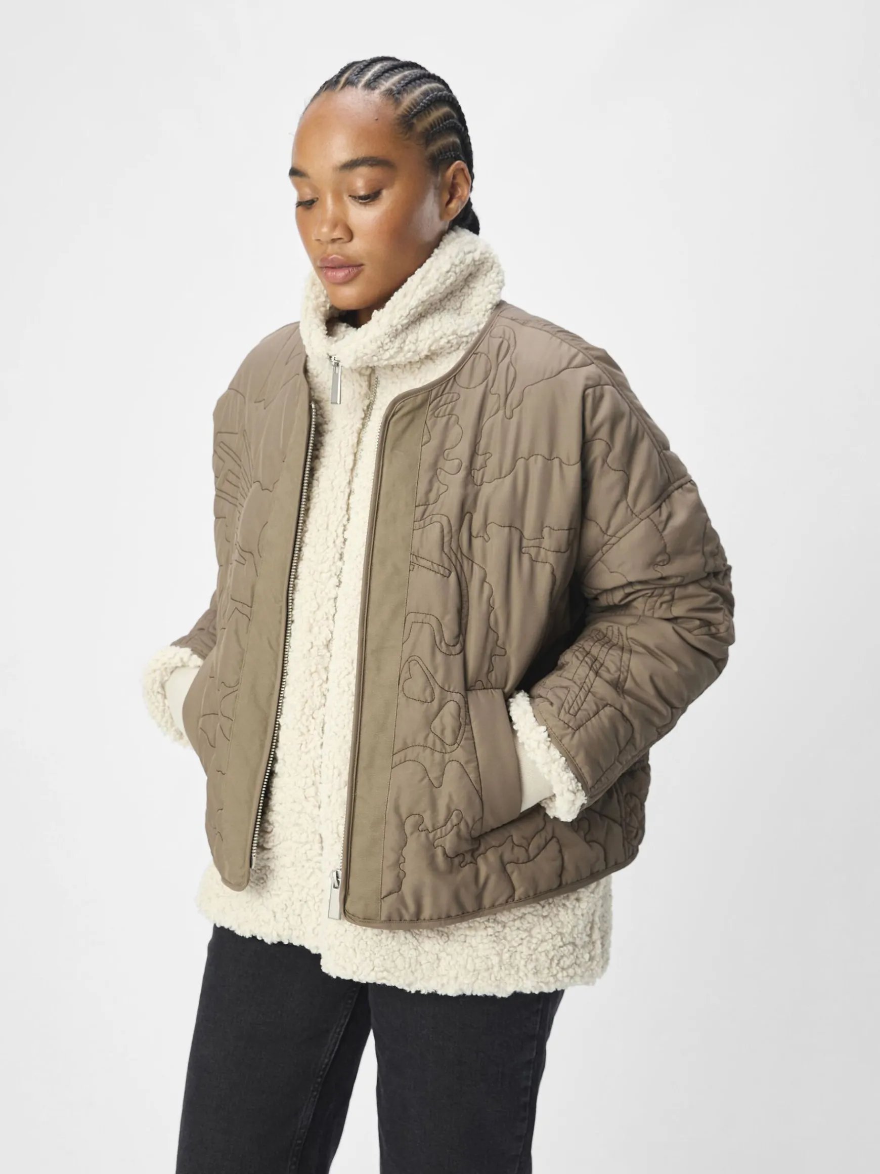 Dame OBJECT 2-I-1 TEDDY-JAKKE