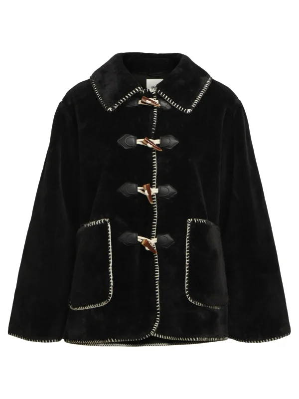 Dame OBJECT IMITERET PELS FRAKKE