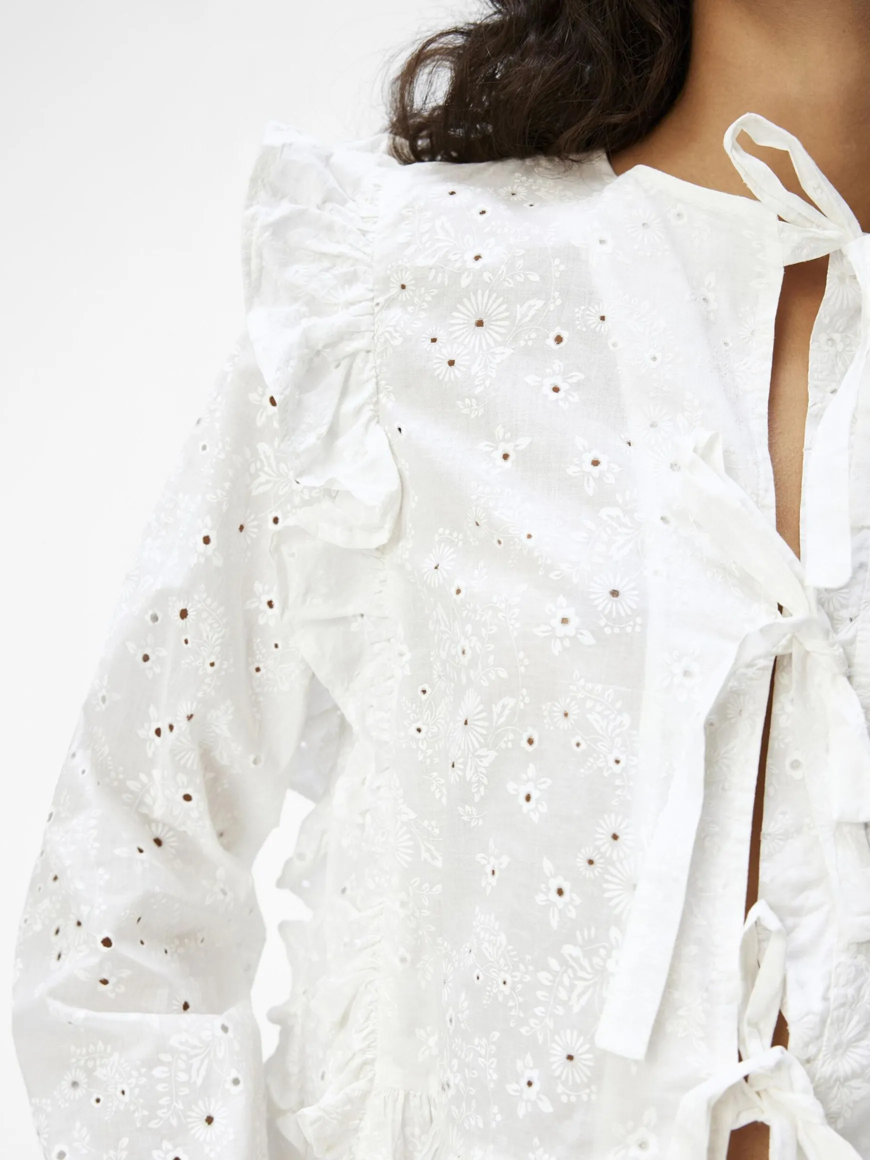 Dame OBJECT JACQUARD BLUSE