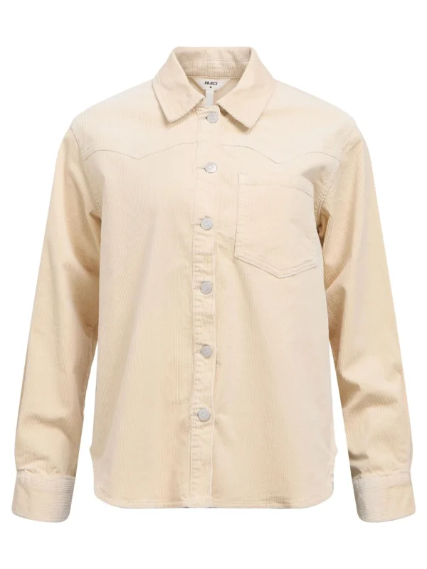 Dame OBJECT JERNBANEFLØJL SKJORTE