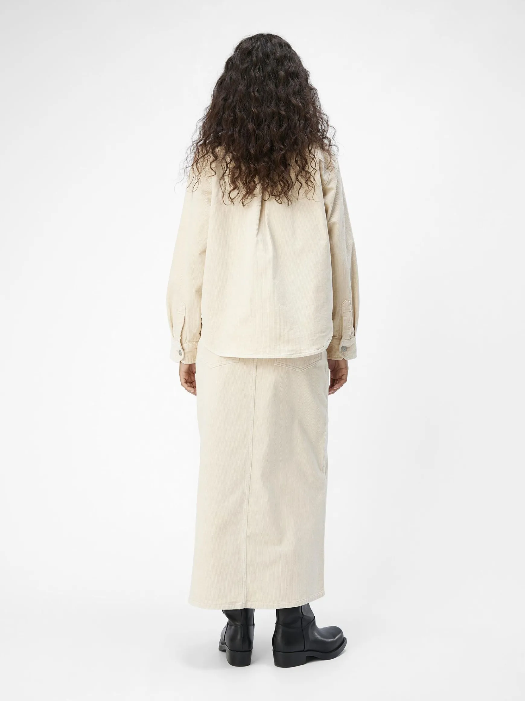 Dame OBJECT JERNBANEFLØJL SKJORTE